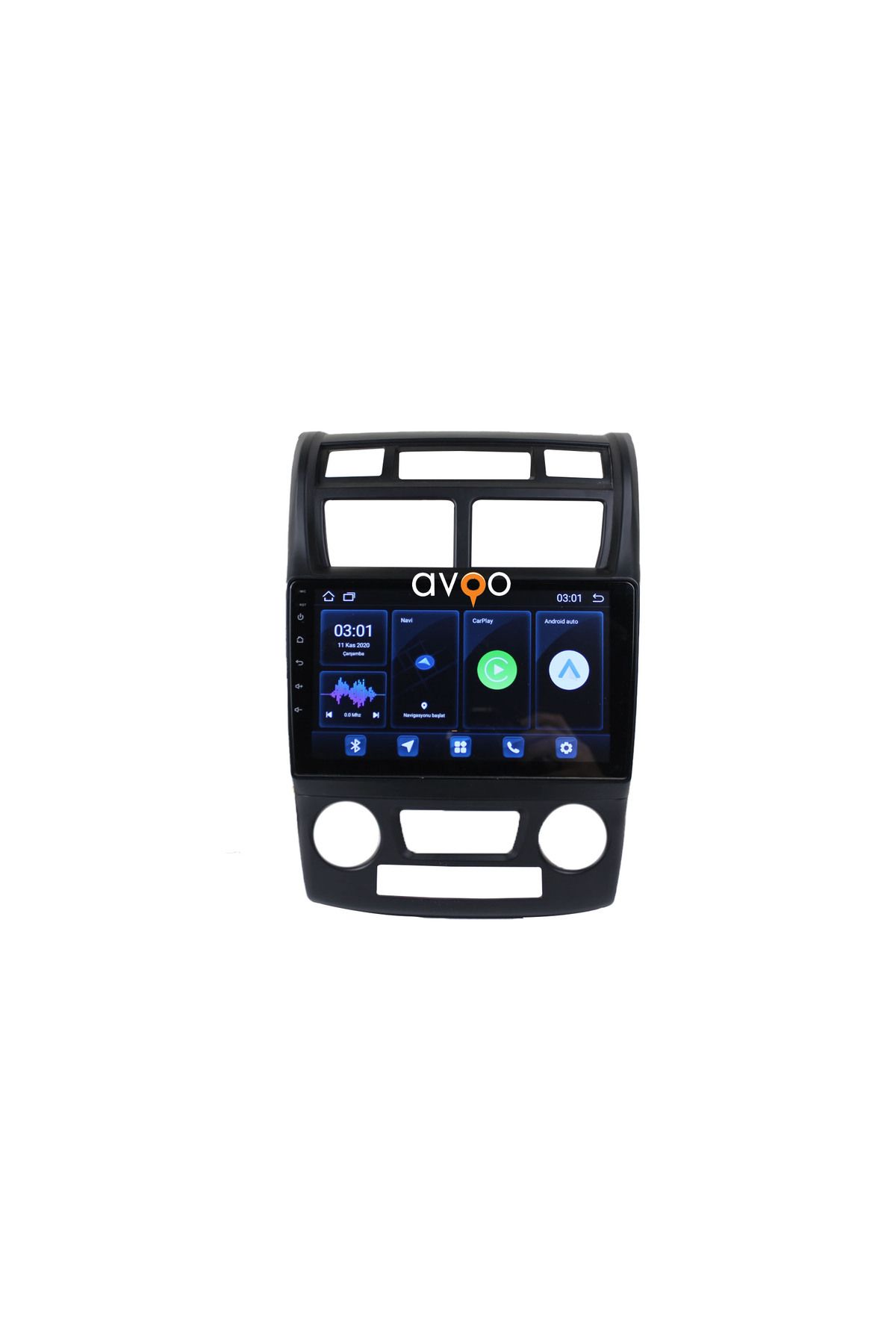 CityGO KİA SPORTAGE OLD 2005-2010 9 İNÇ SİYAH 4-64