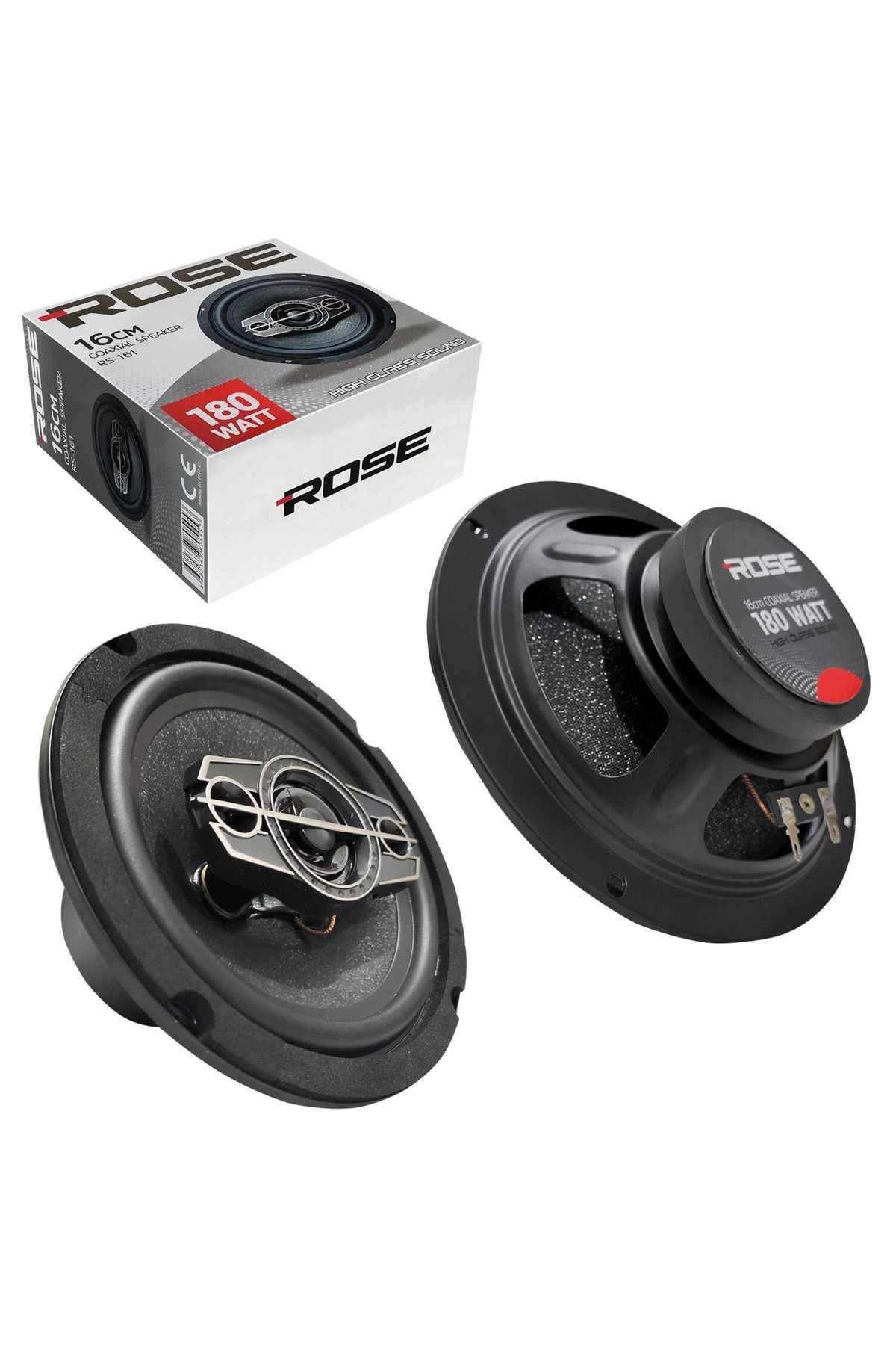 KİLİNCTECHSHOP Rose RS-161 Oto Hoparlör 16cm 180w Tweeterli