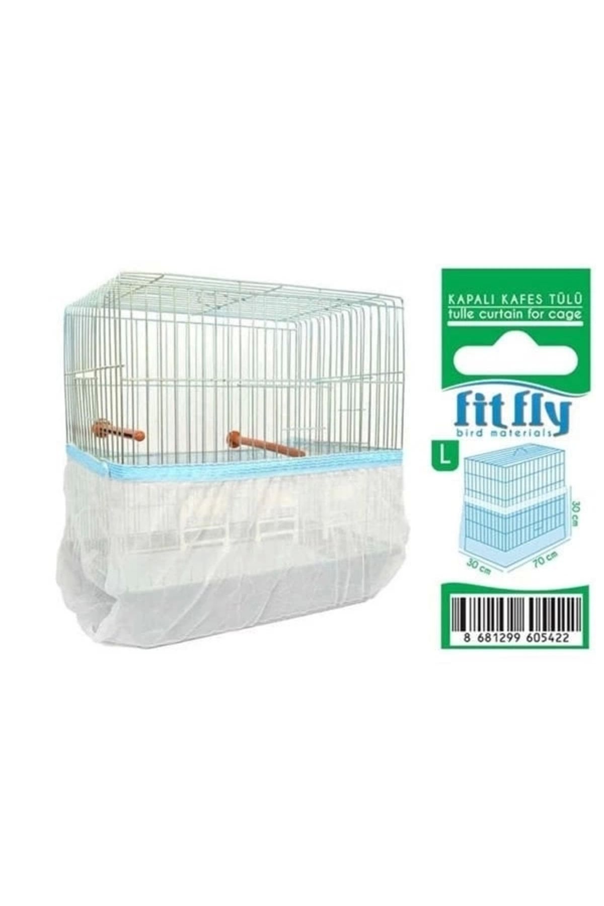 Generic Fit Fly Kapalı Lüx Kuş Kafesi Tülü Large