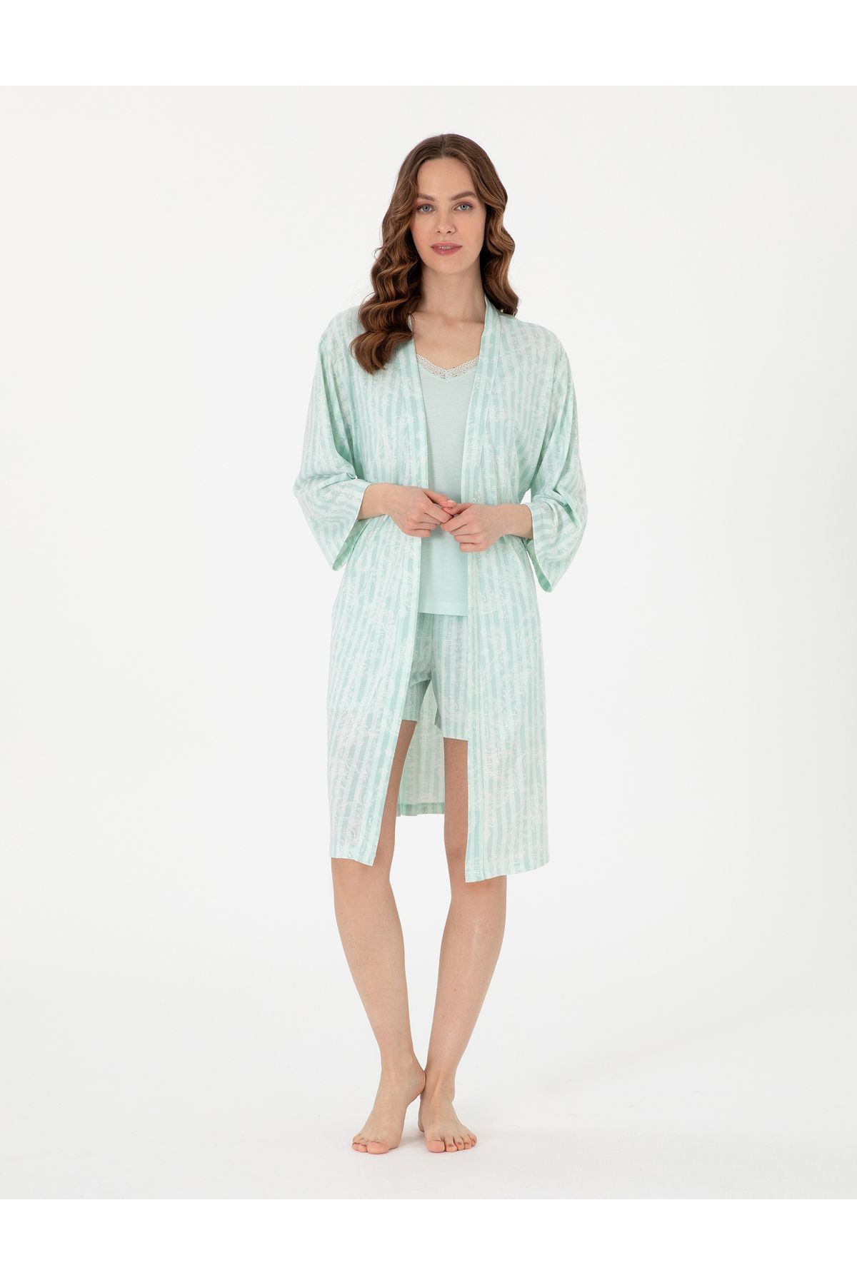 Pierre Cardin Mint 3'lü Pijama Takımı 50319032-VR090