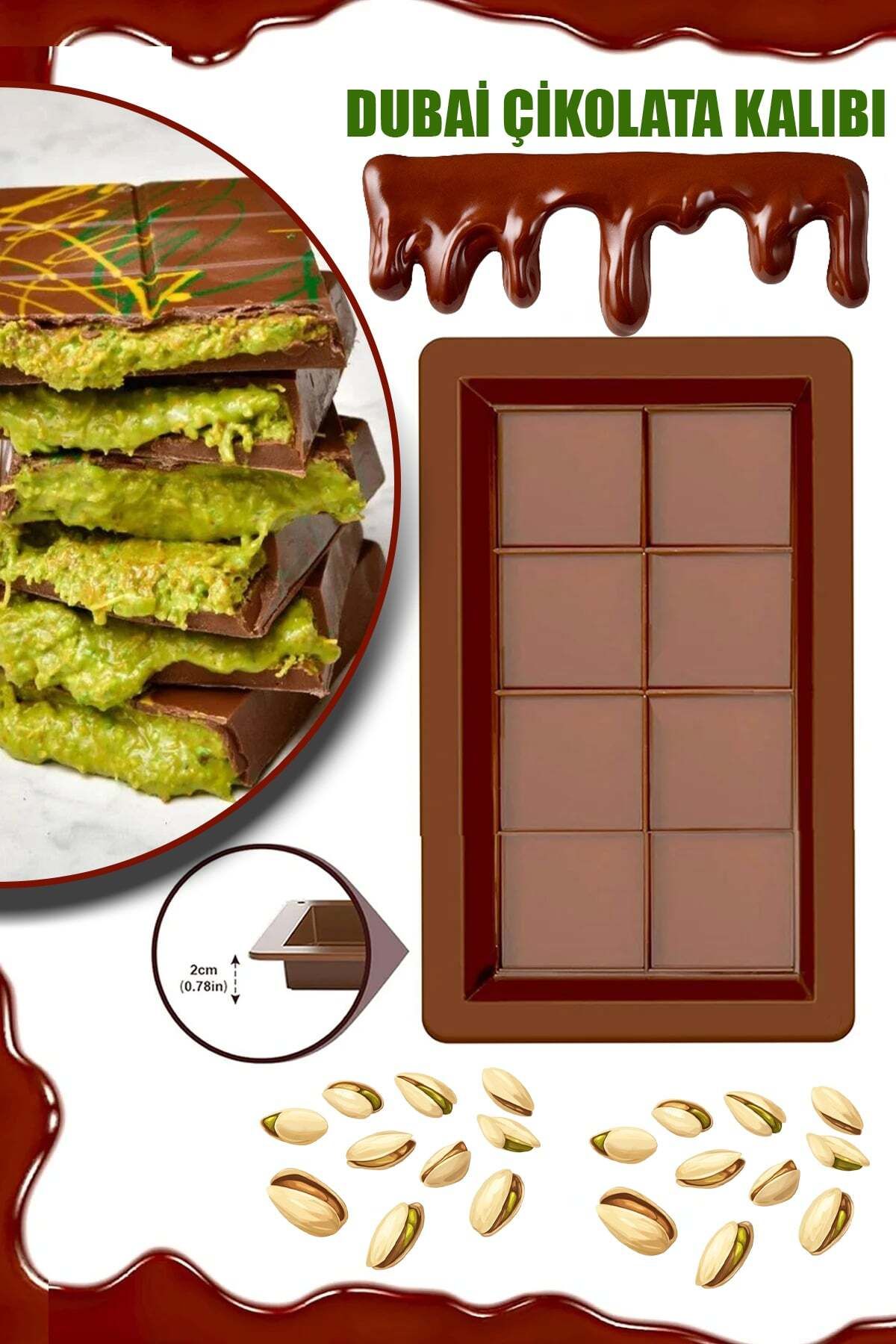 CMT 🍫DUBAİ ÇİKOLATA KABI