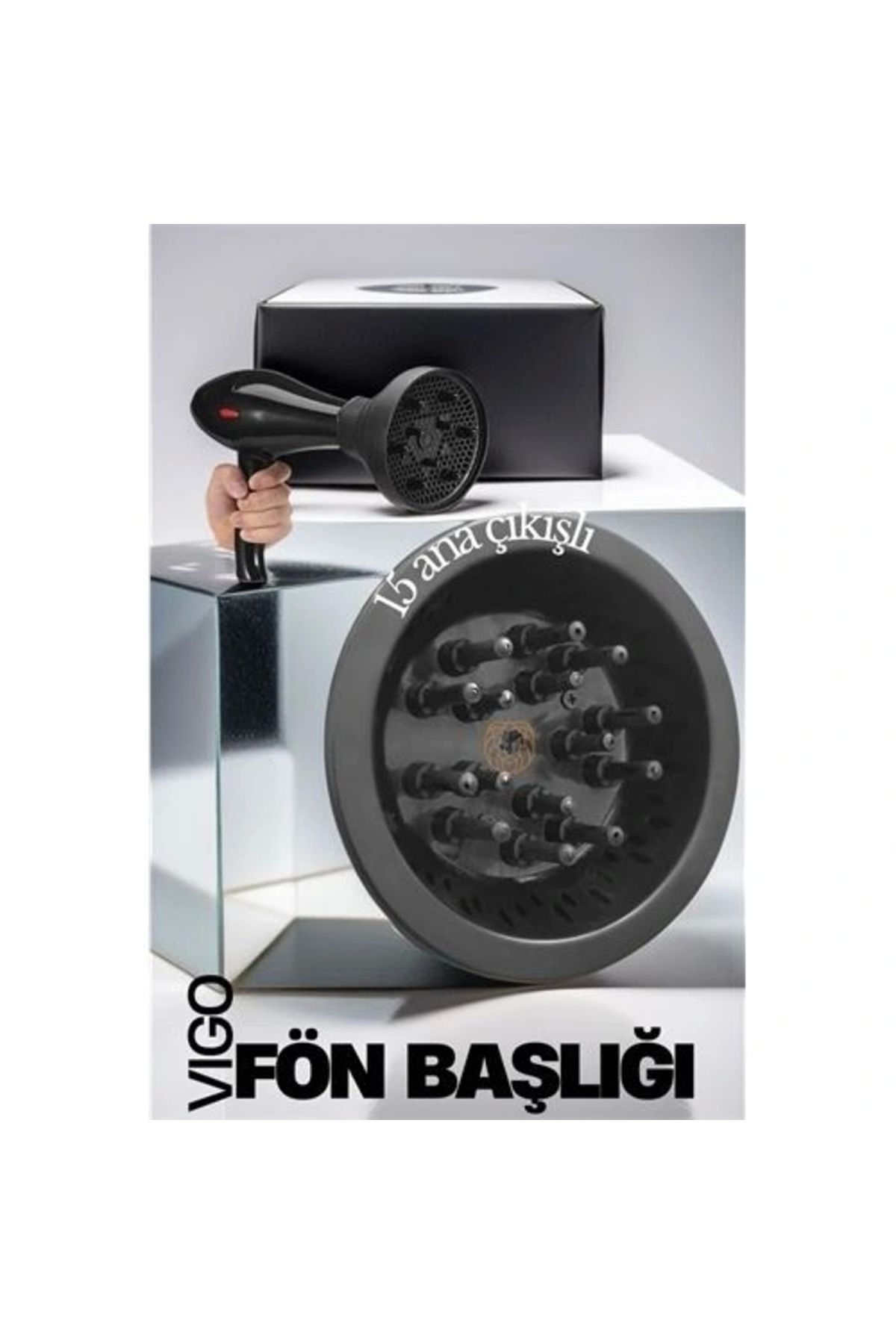 shopwave Profesyonel Fön Için Difüzör Vigo Başlık 719410