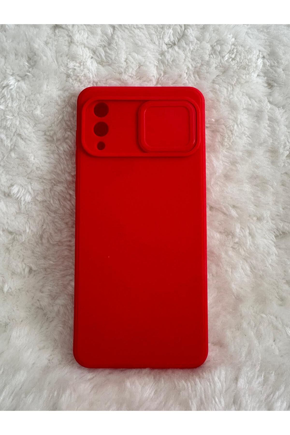 QEM Samsung Galaxy A02/ M02 ile Uyumlu Kamera Koruyucu Kapaklı Lansman Telefon Kılıfı