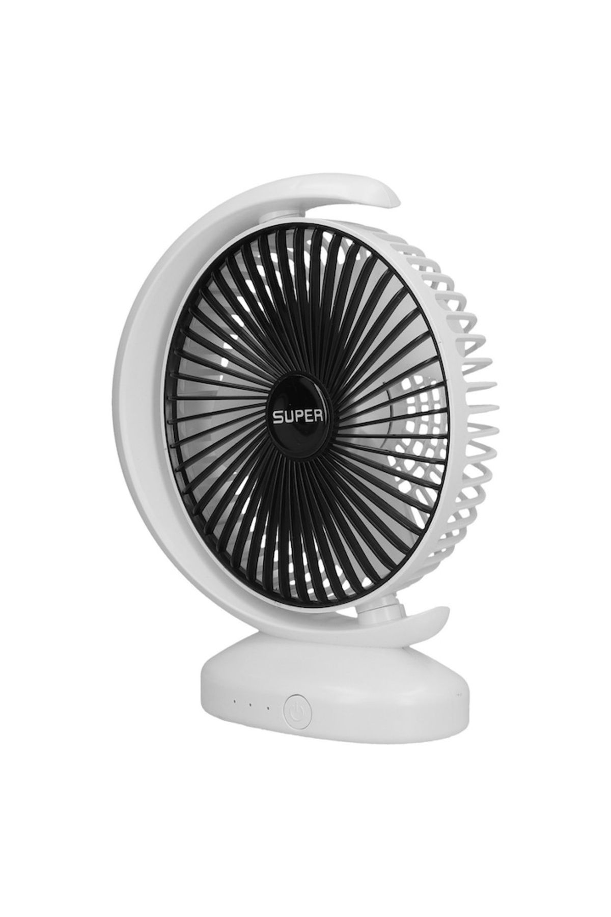 FOXMAG24-Ventilator de birou, portabil, alimentat prin USB, silențios, 3 viteze, reglare flexibilă, material ABS, alb 5