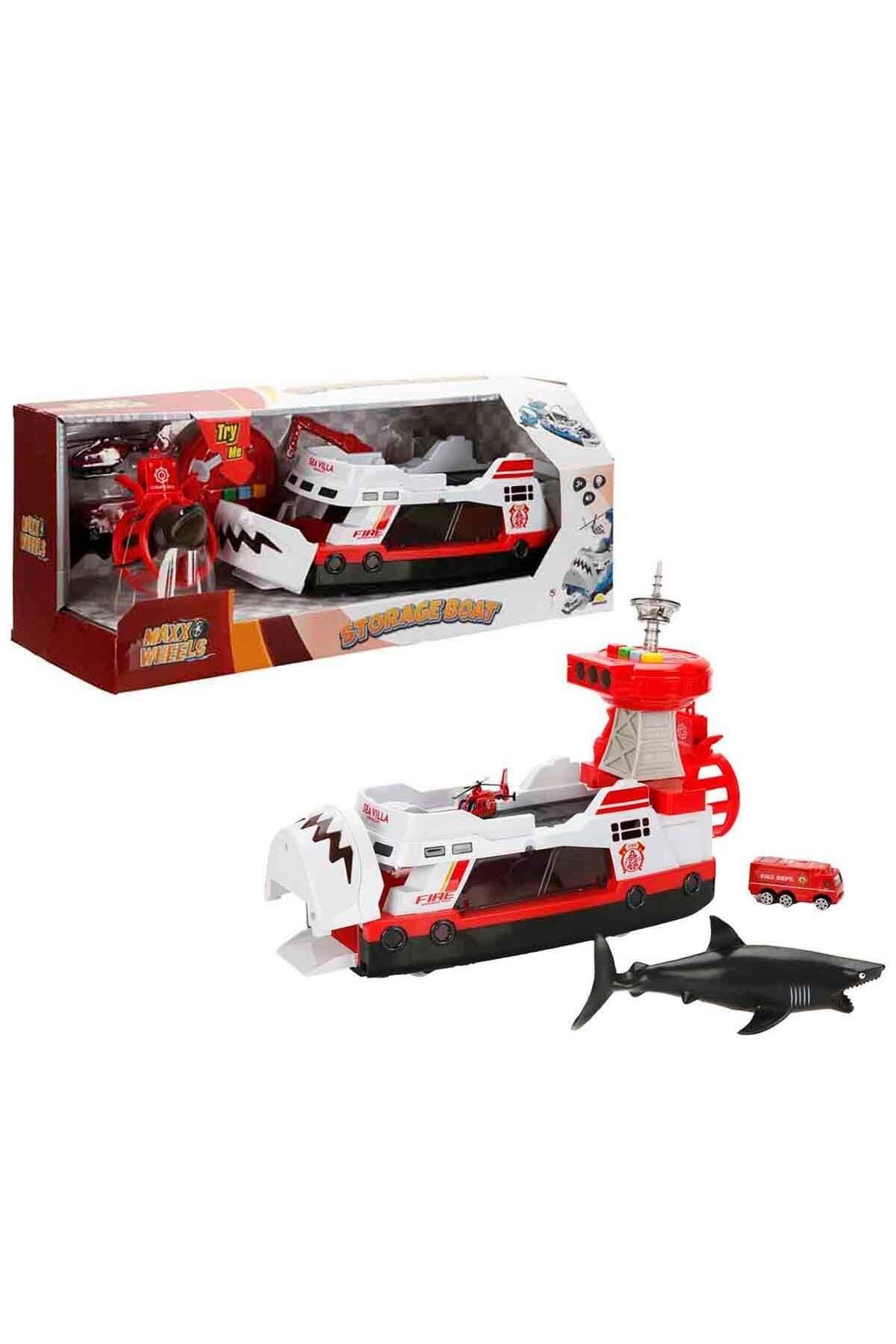 Sunman Maxx Wheels Sesli ve Işıklı Sahil Güvenlik Oyun Seti 43486 İtfaiye