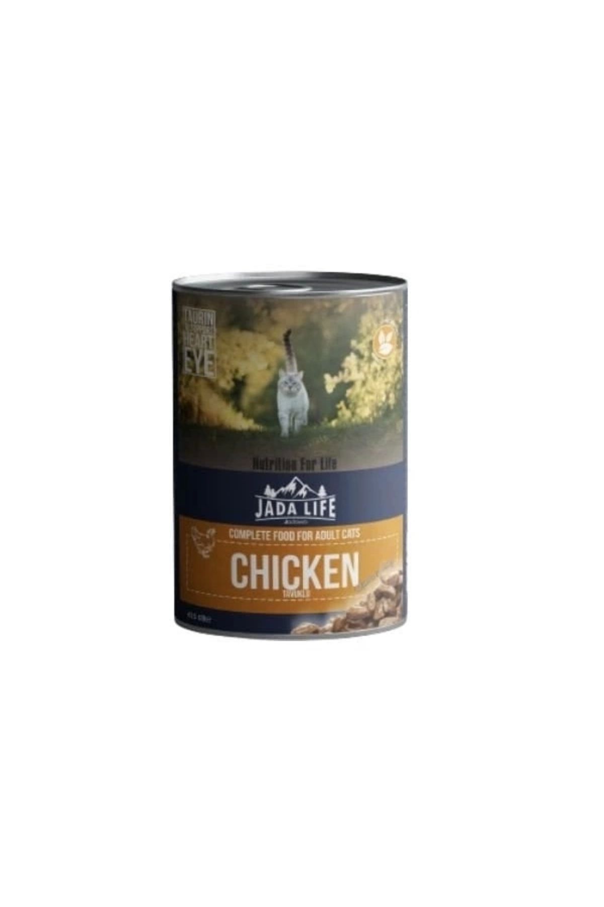 Generic Jada Life Tavuklu Parça Etli Yetişkin Konserve Kedi Maması 415 Gr