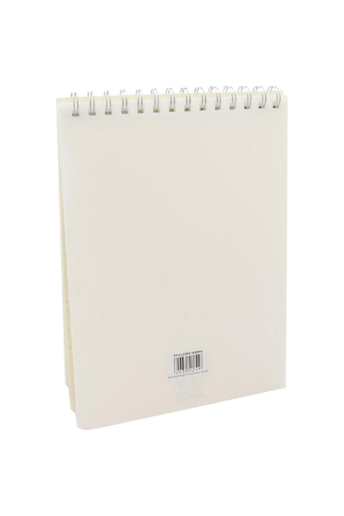 Roco-Plain with Design Lined Notebook B5 - 80 Sheets (160 Pages) White 2