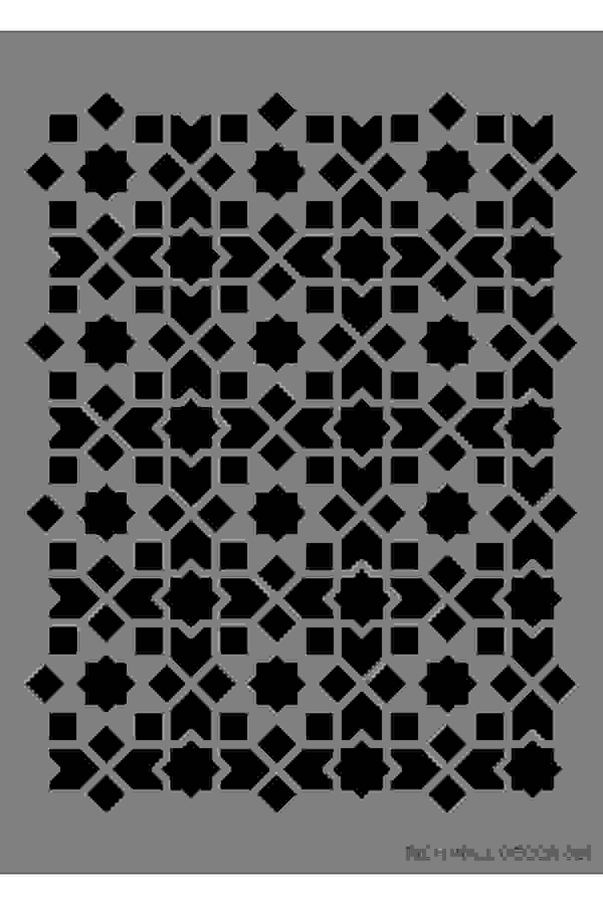 Rich STENCIL WALL DECOR SERİ - 030