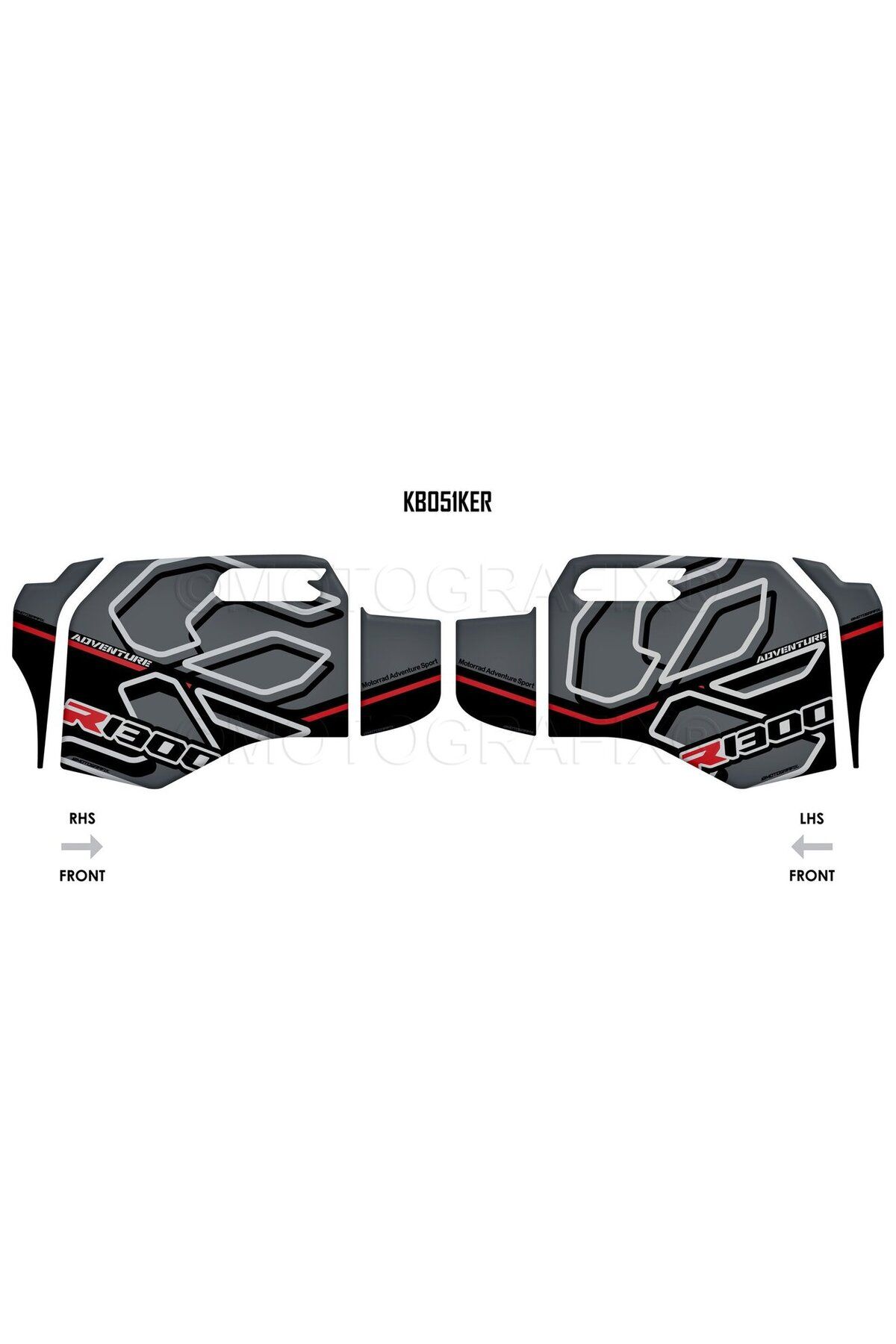 motografix Tank - Knee Pad BMW R1300GS Adventure Trophy 2024-2025