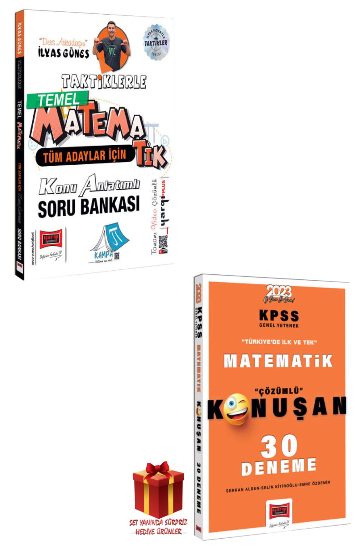 Yargı Yayınları 2025 Yargı İlyas Güneş Taktiklerle Matematik Soru Bankası+Matematik Deneme