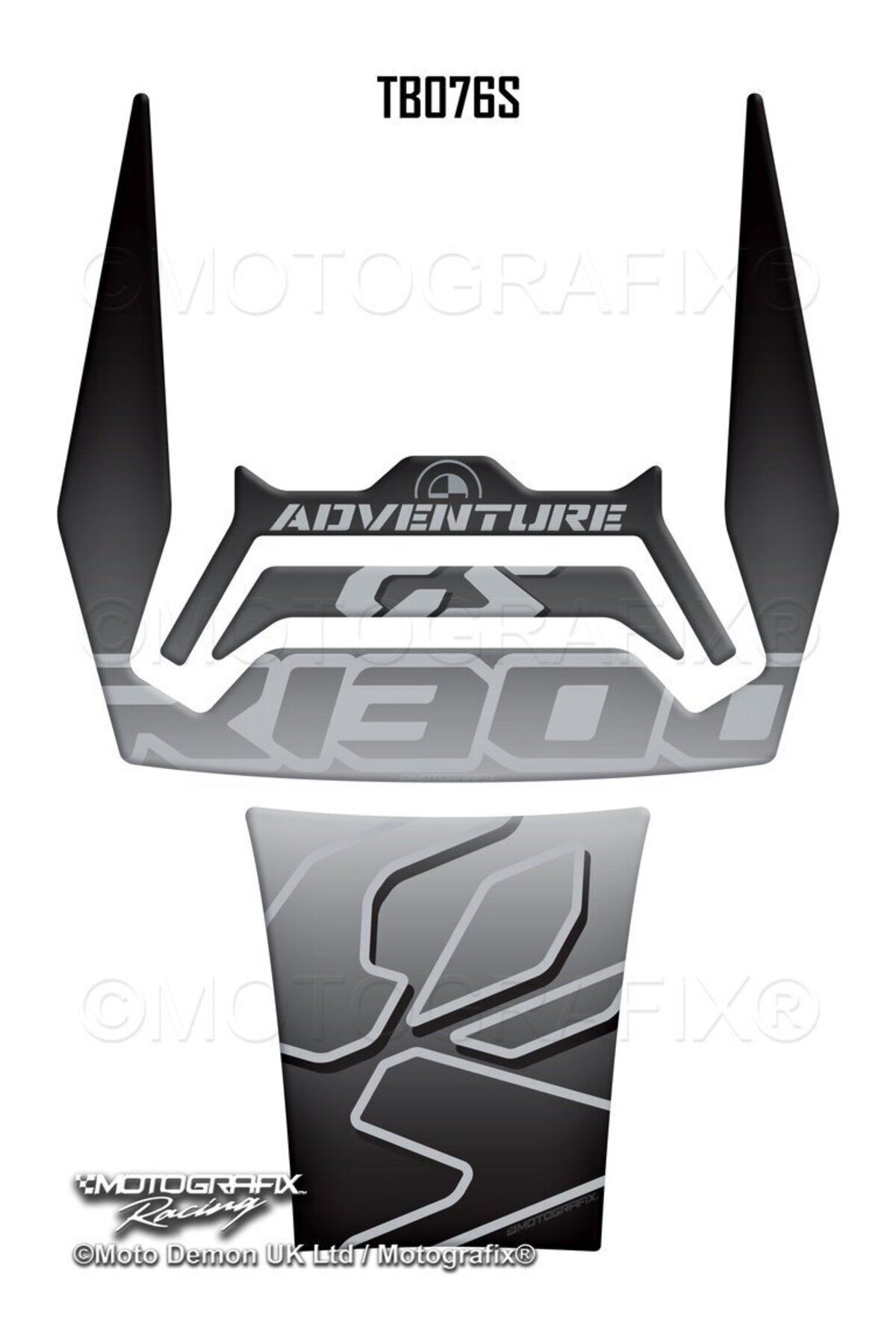 motografix Tank Pad BMW R1300GS Adventure Trophy 2024-2025