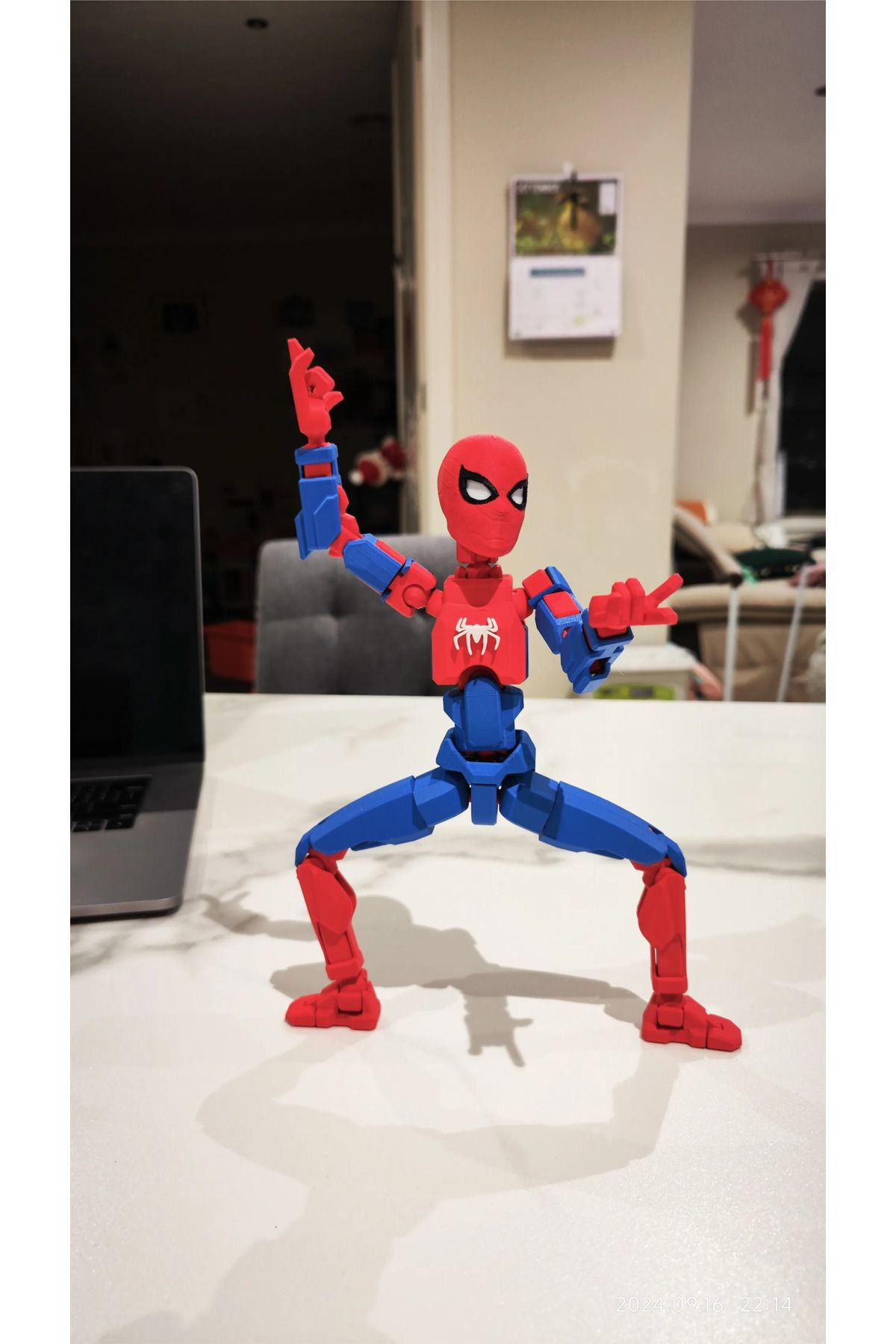 3D Printer Man Dummy13 SPİDER MAN EKLEMLERİ HAREKETLİ FİGÜR OYUNCAK