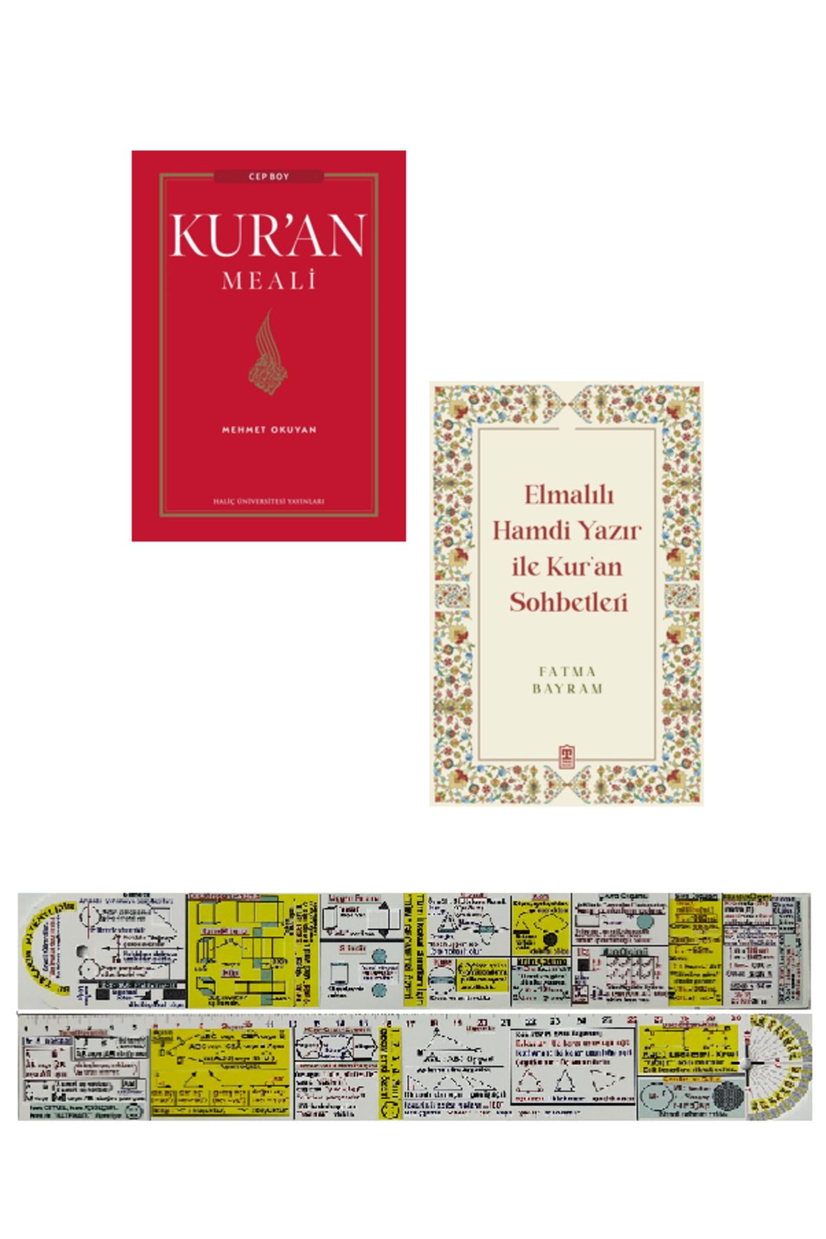 Timaş Yayınları Mehmet Okuyan Kur'an Meali (Cep Boy) + Elmalılı Hamdi Yazır ile Kur'an Sohbetleri 2 Kitap Set
