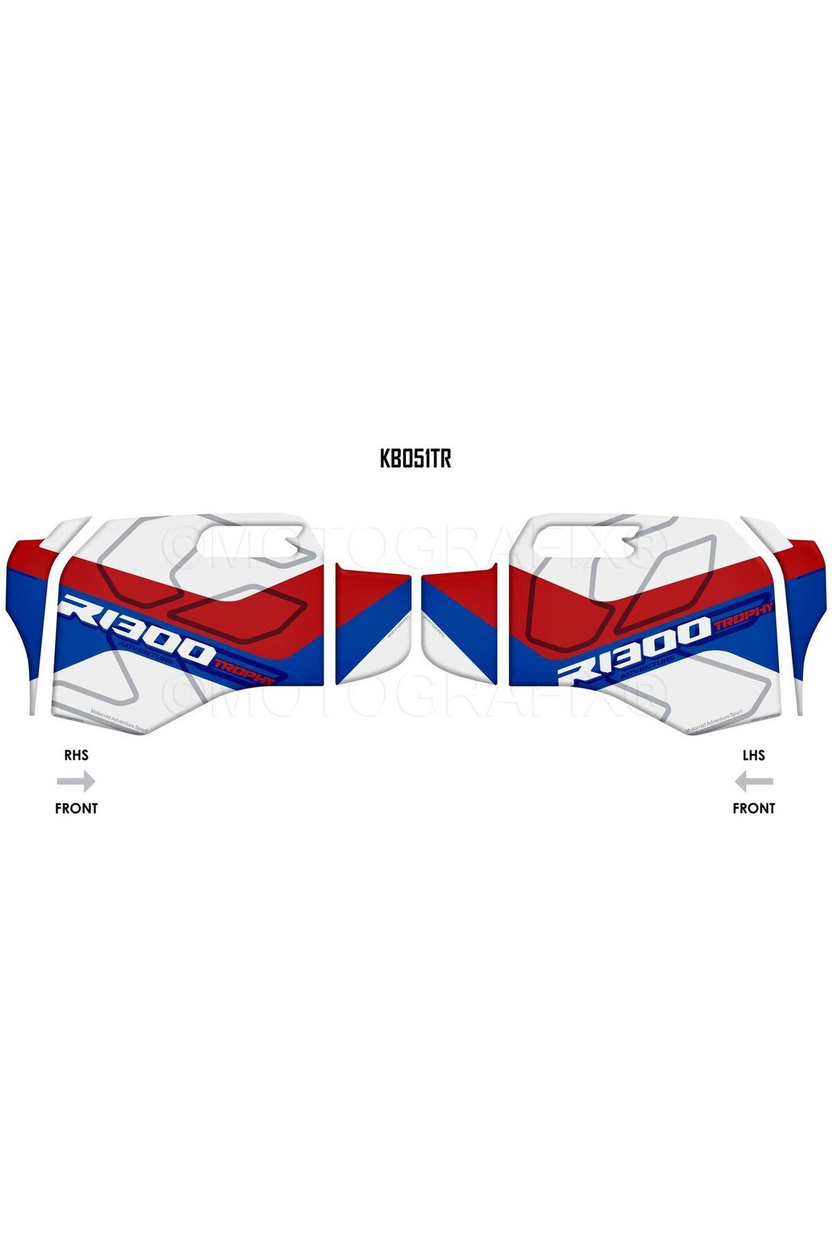motografix Tank - Knee Pad BMW R1300GS Adventure Trophy 2024-2025