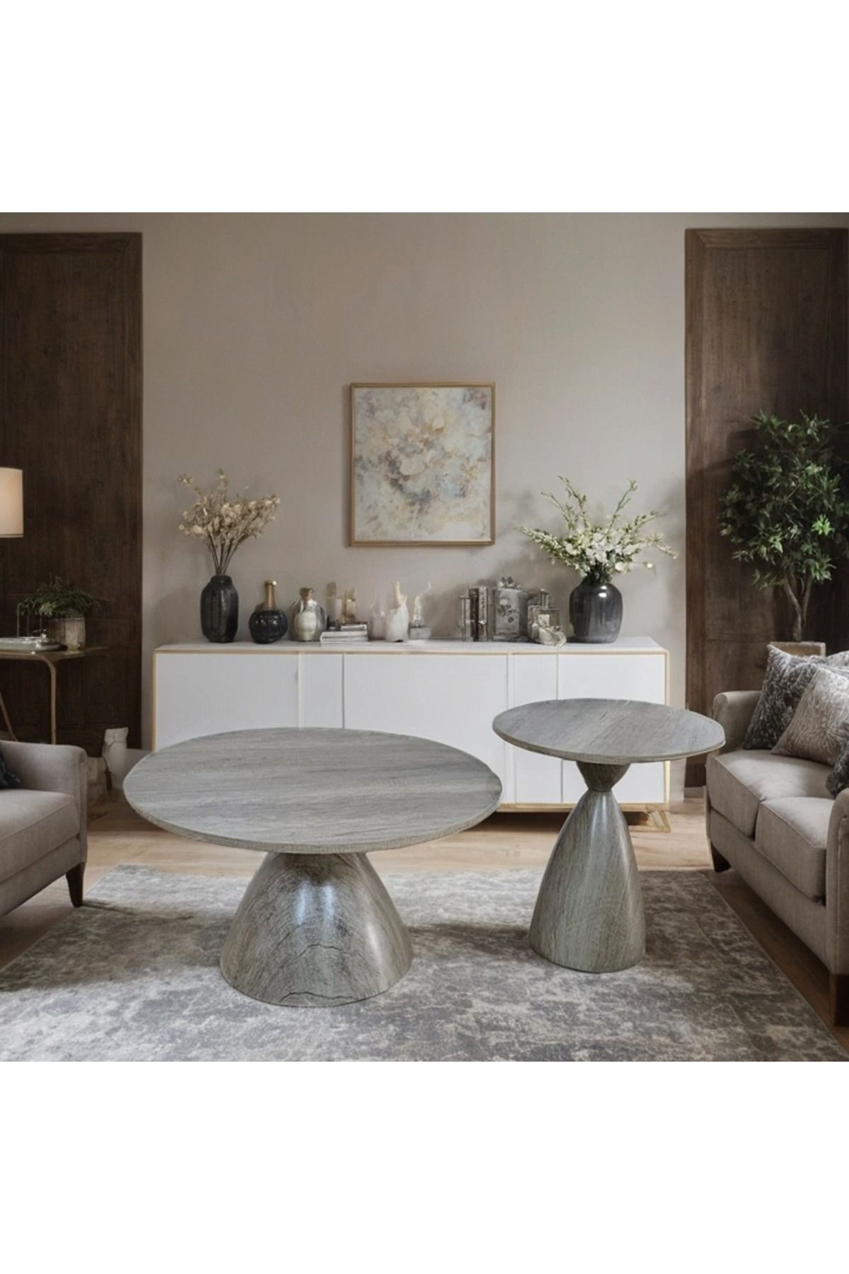 DEC22-Modern serving table set with a luxurious touch 1