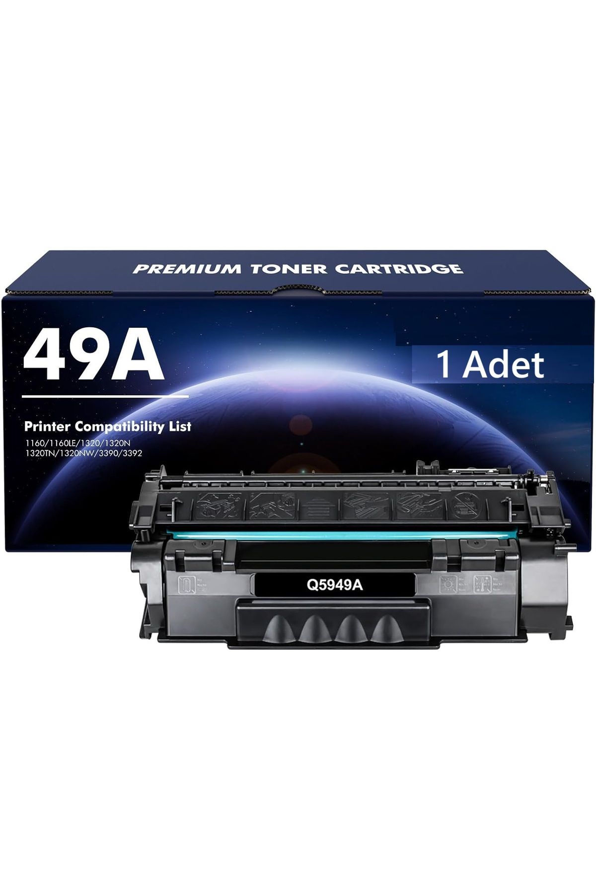 HP 49A-Q5949A Çipli Muadil Toner -HP LaserJet 1320 Yazıcı Uyumlu 2500 Sayfalık