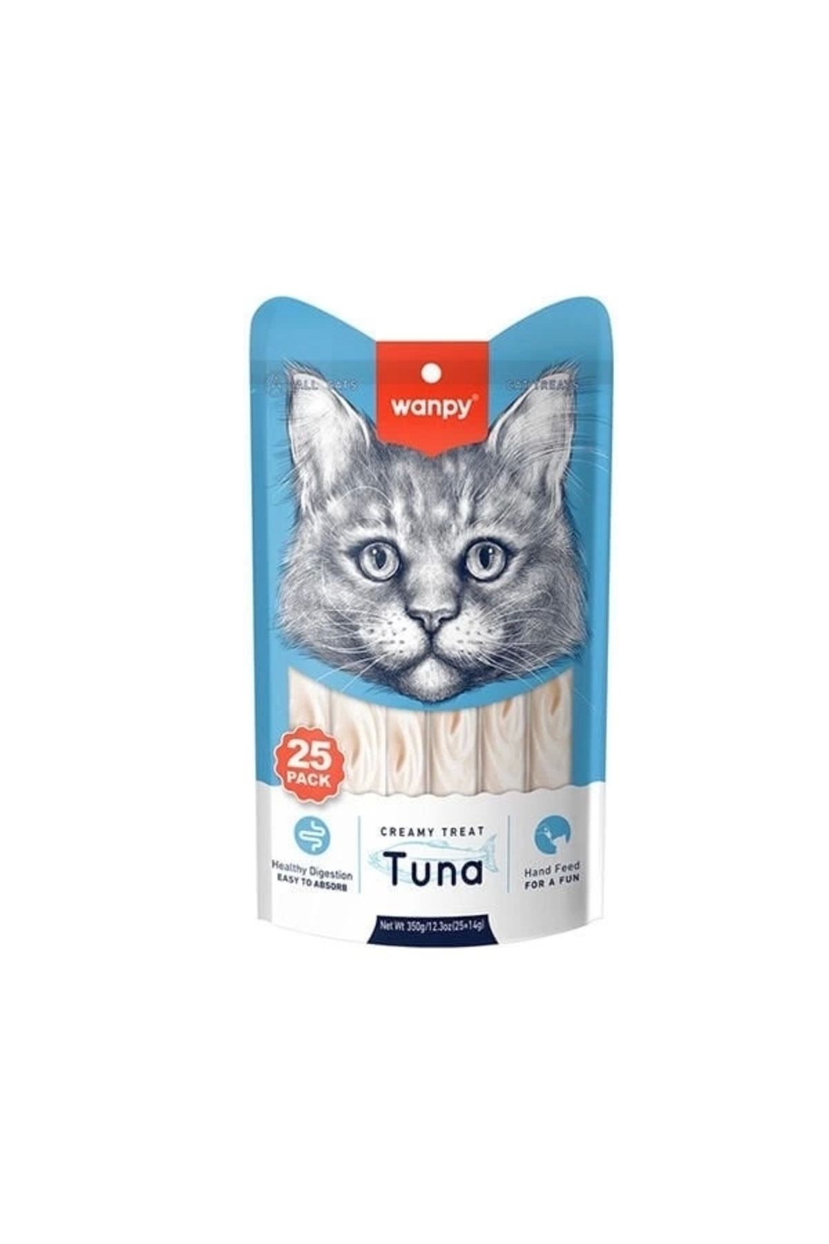 Generic Wanpy Ton Balıklı Sıvı Kedi Ödülü 14 Gr 25 Adet