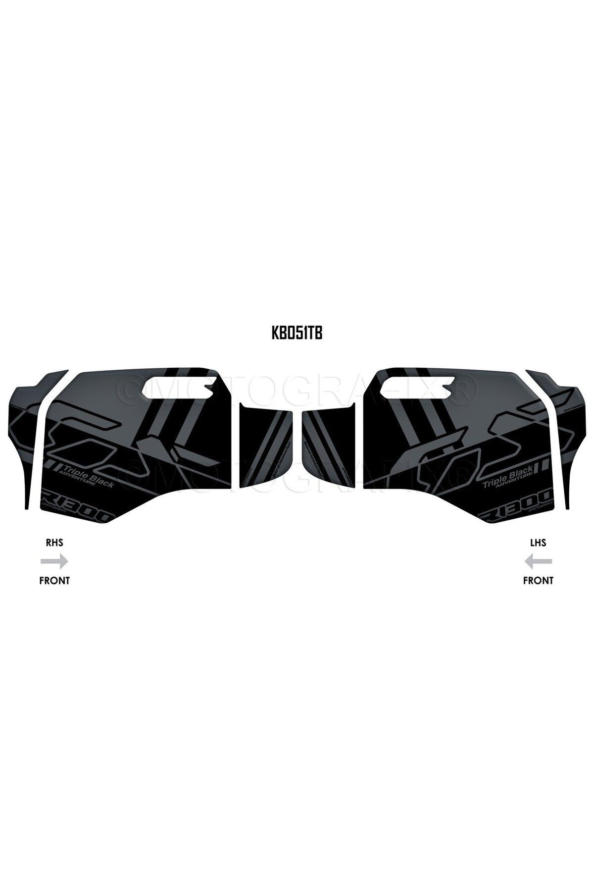 motografix Tank - Knee Pad BMW R1300GS Adventure Trophy 2024-2025