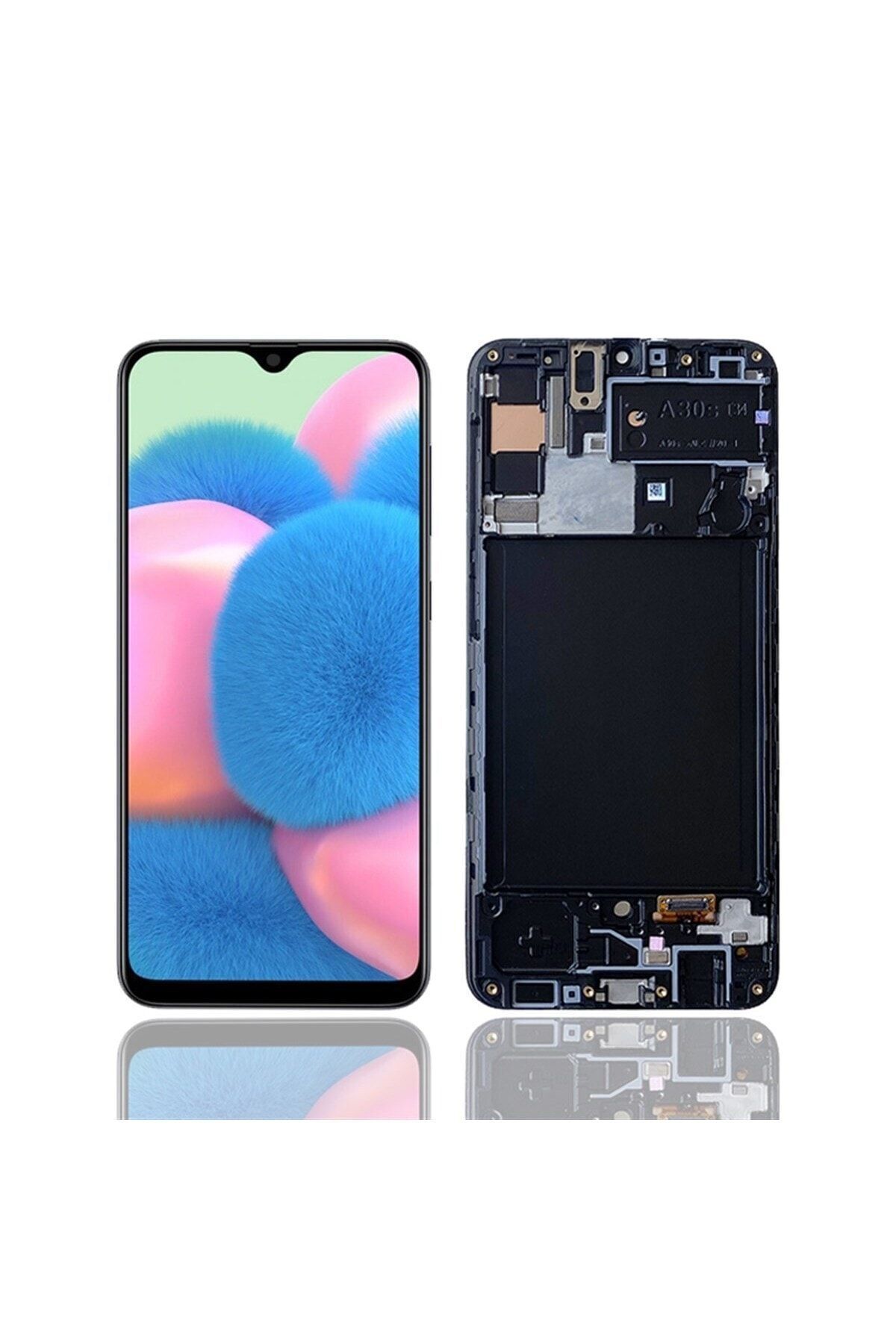 ErCorp Samsung Galaxy A30S SM-A307 Uyumlu Lcd Ekran FULL Çıtalı