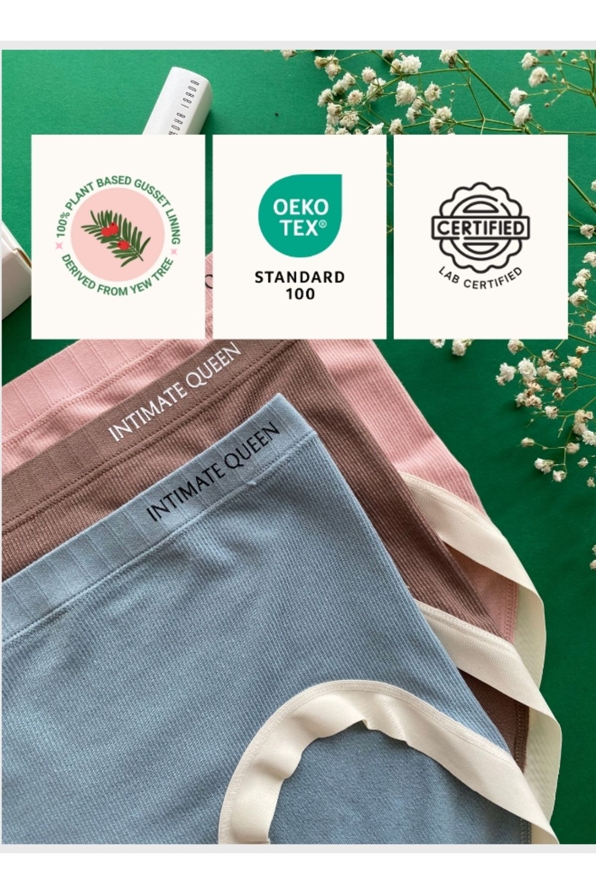 Intimate Queen-Yew Tree Bae Maternity Briefs – Silky Soft, Antibacterial Calm, Full-Coverage Comfort 6
