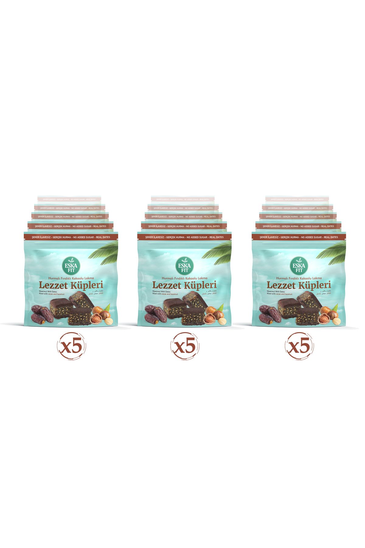 Eskafit-Date Nut Cocoa Lokma (15 Pack) 1