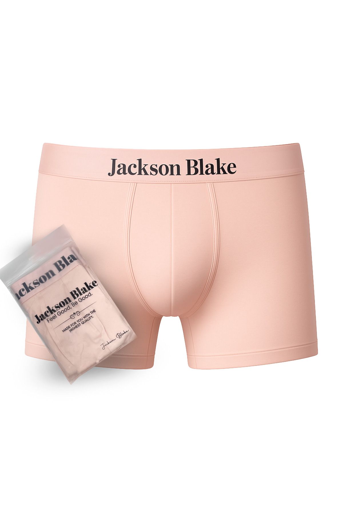 Jackson Blake Erkek Premium Boxer - Toz Pembe