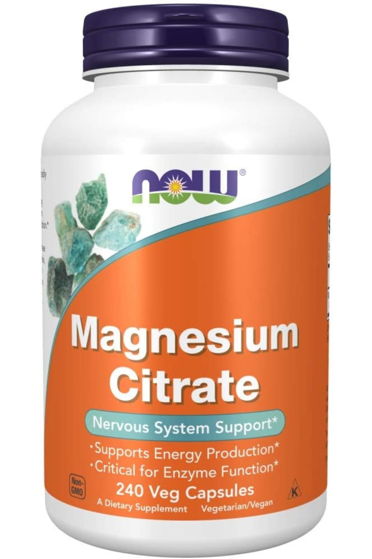 Now Foods Magnesium Citrate 240 Veg Capsules