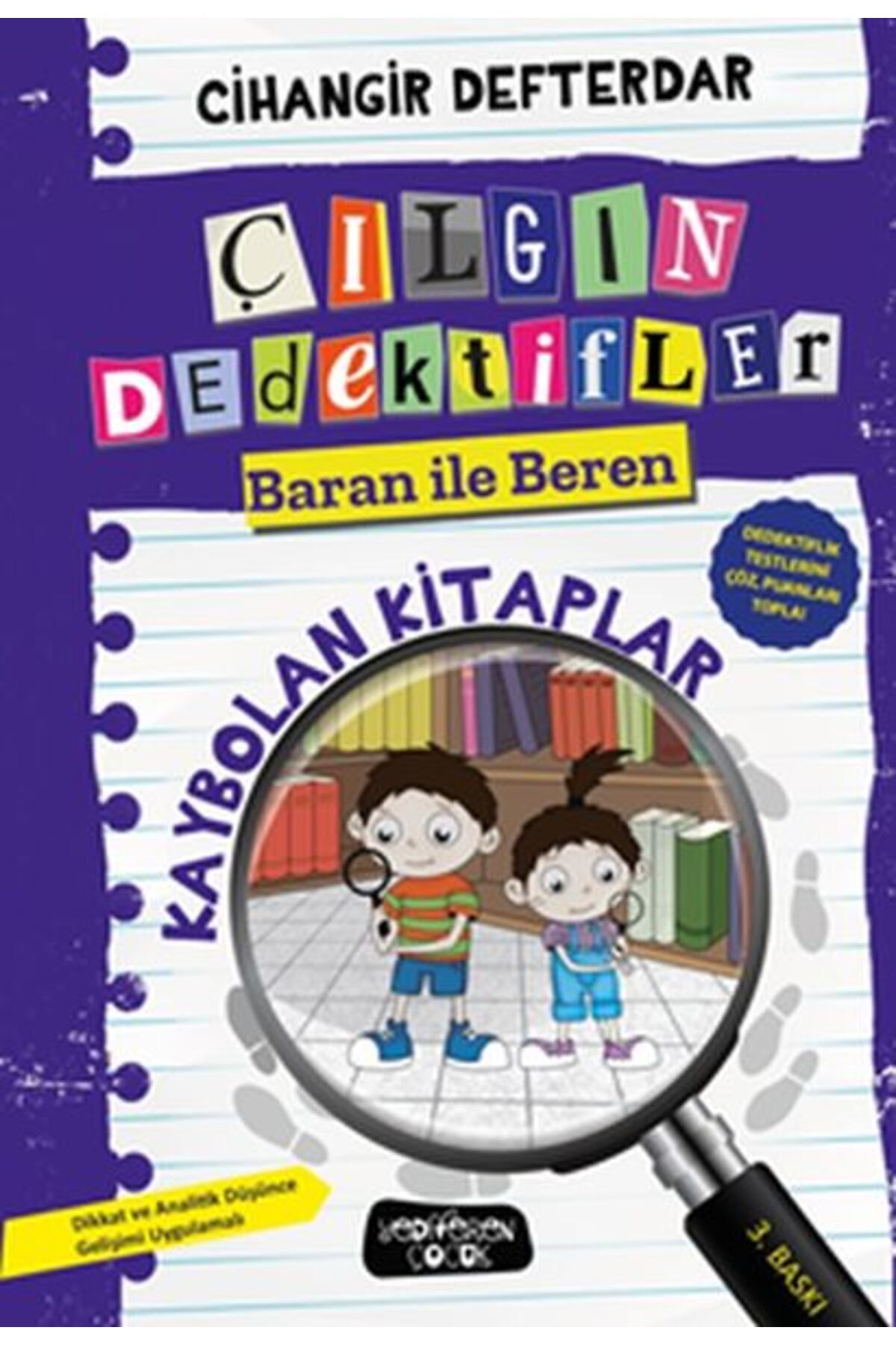Yedi Yayınları Kaybolan Kitaplar - Çılgın Dedektifler Baran ile Beren