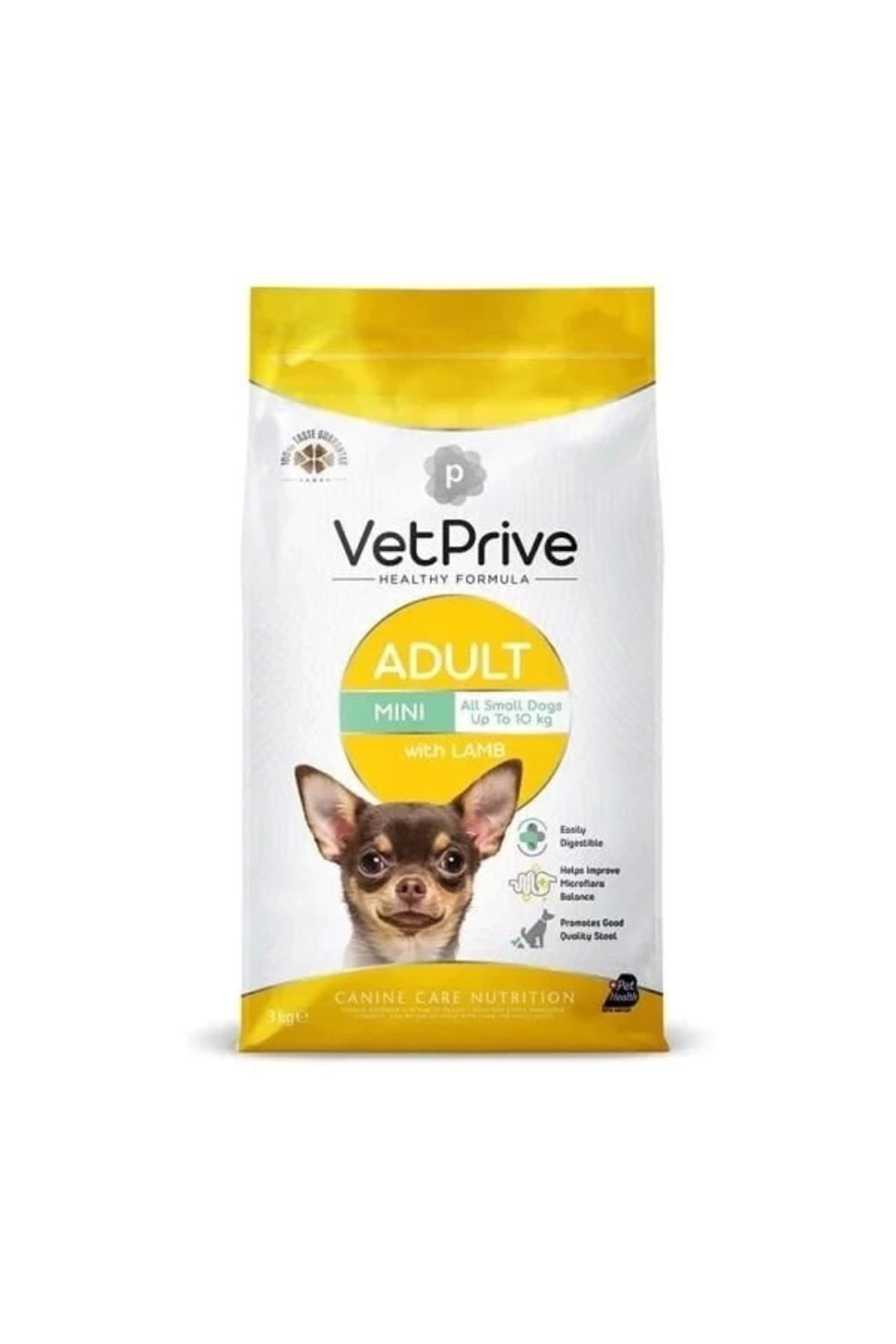 Generic Vet Prive Adult Kuzu Etli Küçük Irk Yetişkin Köpek Maması 3 Kg