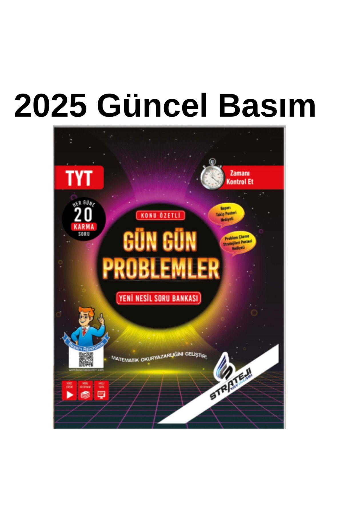 Yanıt Yayınları Strateji TYT Gün Gün Problemler Yeni Nesil Soru Bankası 2025