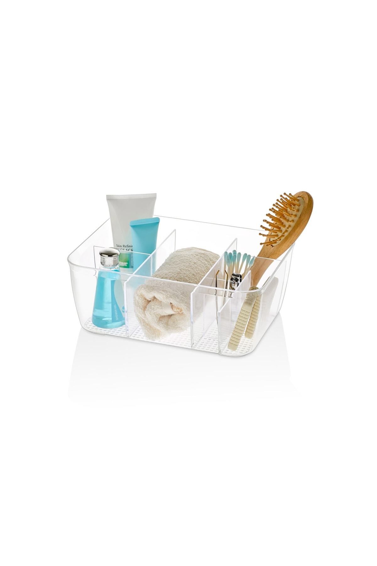 DEKORANLA Banyo Düzenleyici 232x179x88 mm, Şeffaf, Pratik ve Şık Tasarım