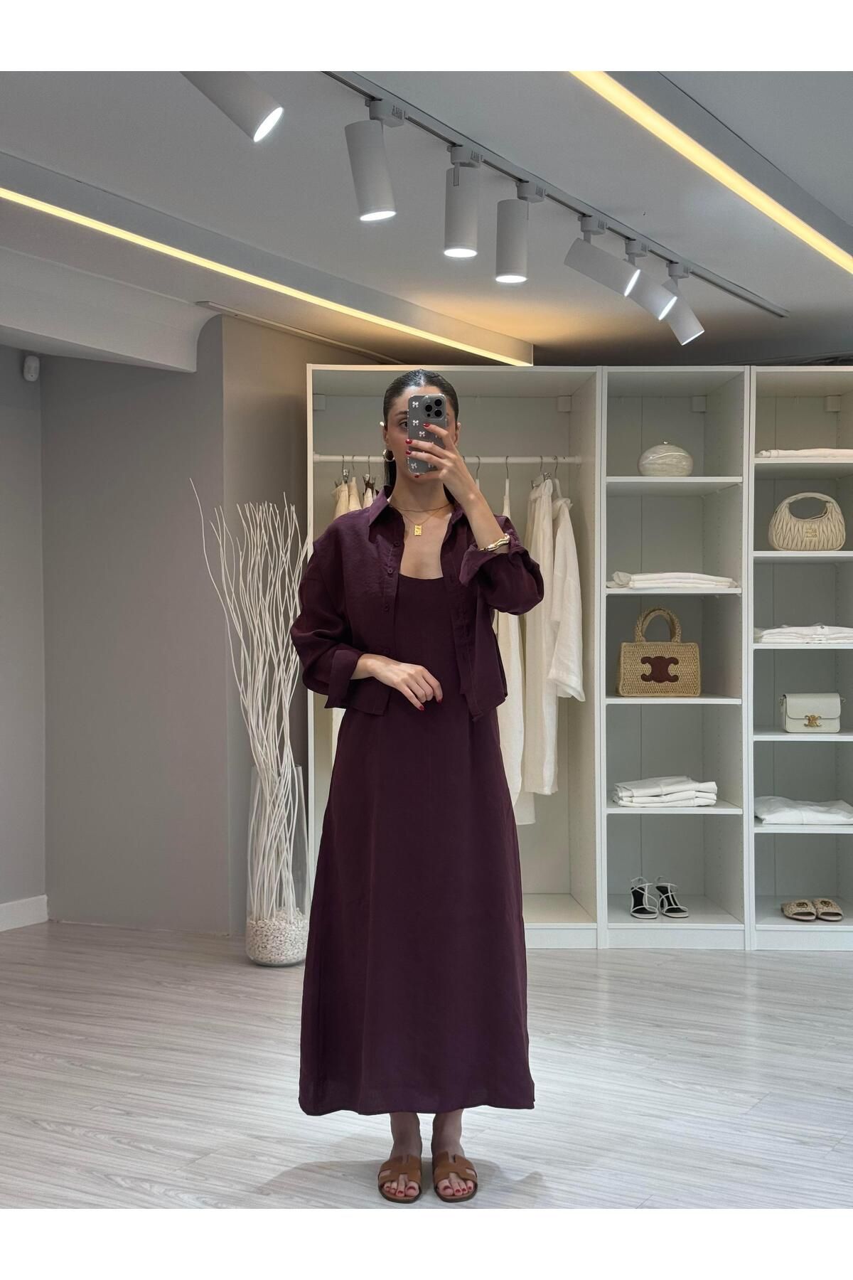 LUUNA STORE GÖMLEK ELBİSE TAKIM