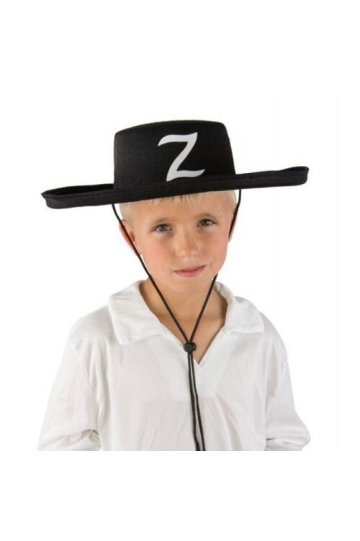 Vemora Z Logolu Çocuk Boy Bağcıklı Zorro Şapkası