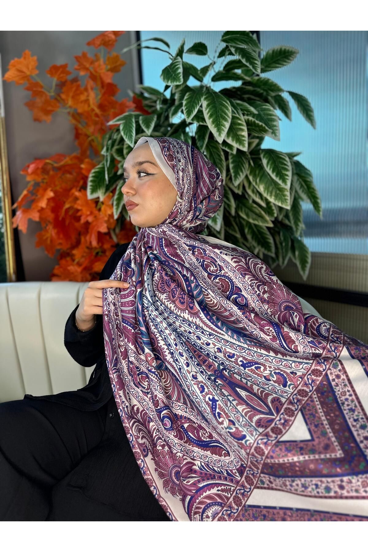 Oxygen Scarfs Etro Desen New Pamuk Soft Şal 23012