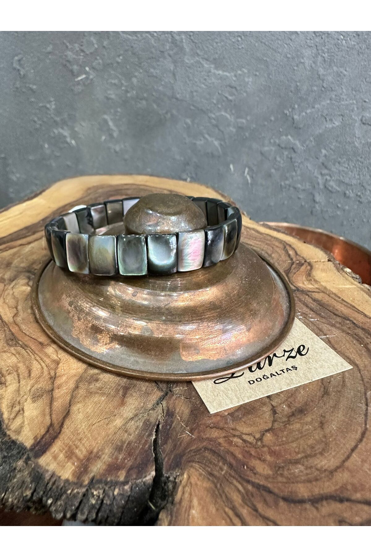 parze doğaltaş Doğal Taş Bileklik 8 x11 mm Özel Kesim
