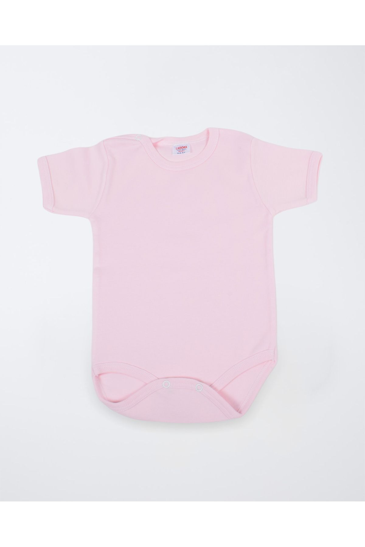 Emsun Kız Bebek Çıtçıtlı Body Pembe - 6-9 Ay (68-74cm)
