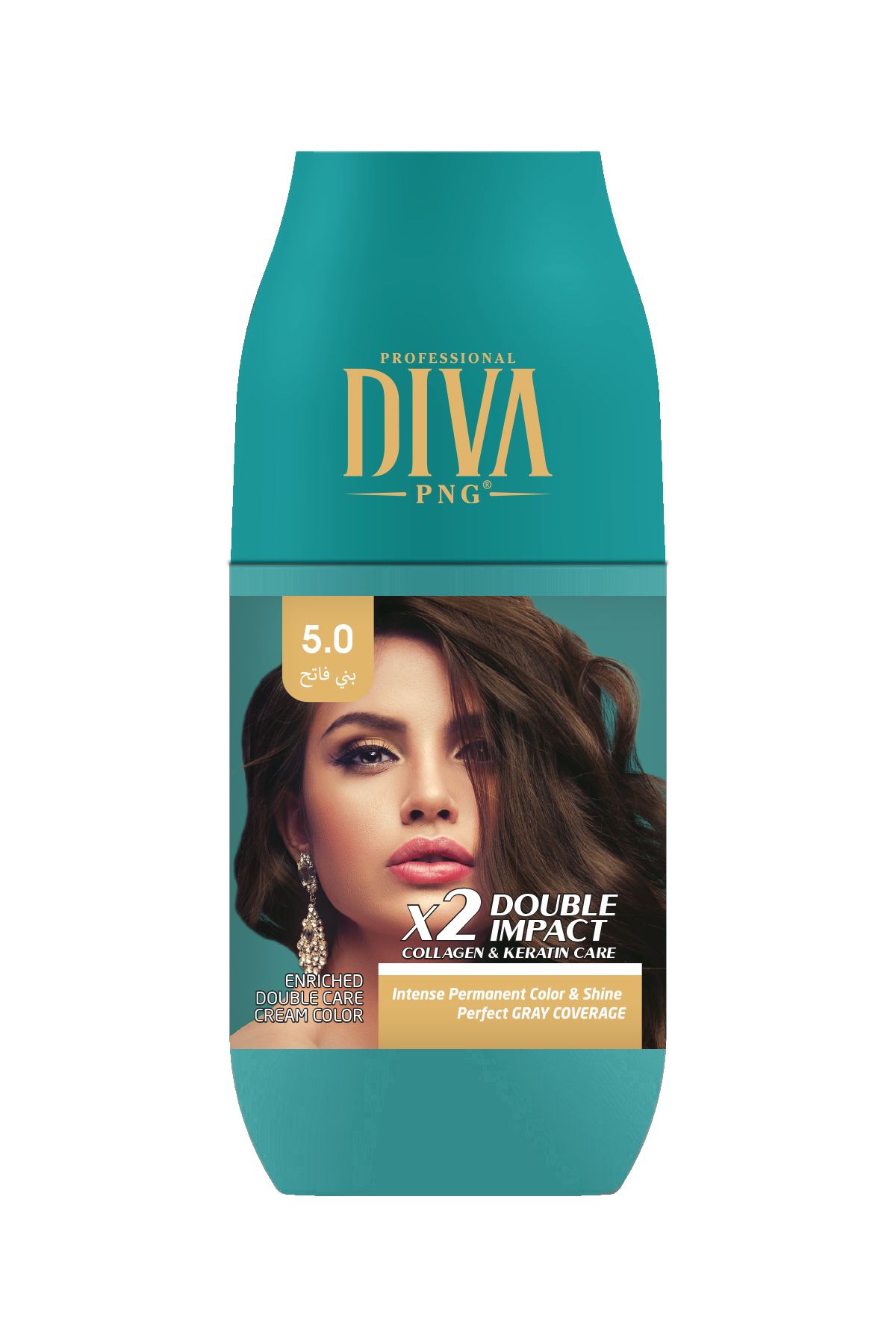 PNG DIVA PNG DİVA 9 PARÇA SET BOYA 100ML 5,0 AÇIK KESTANE