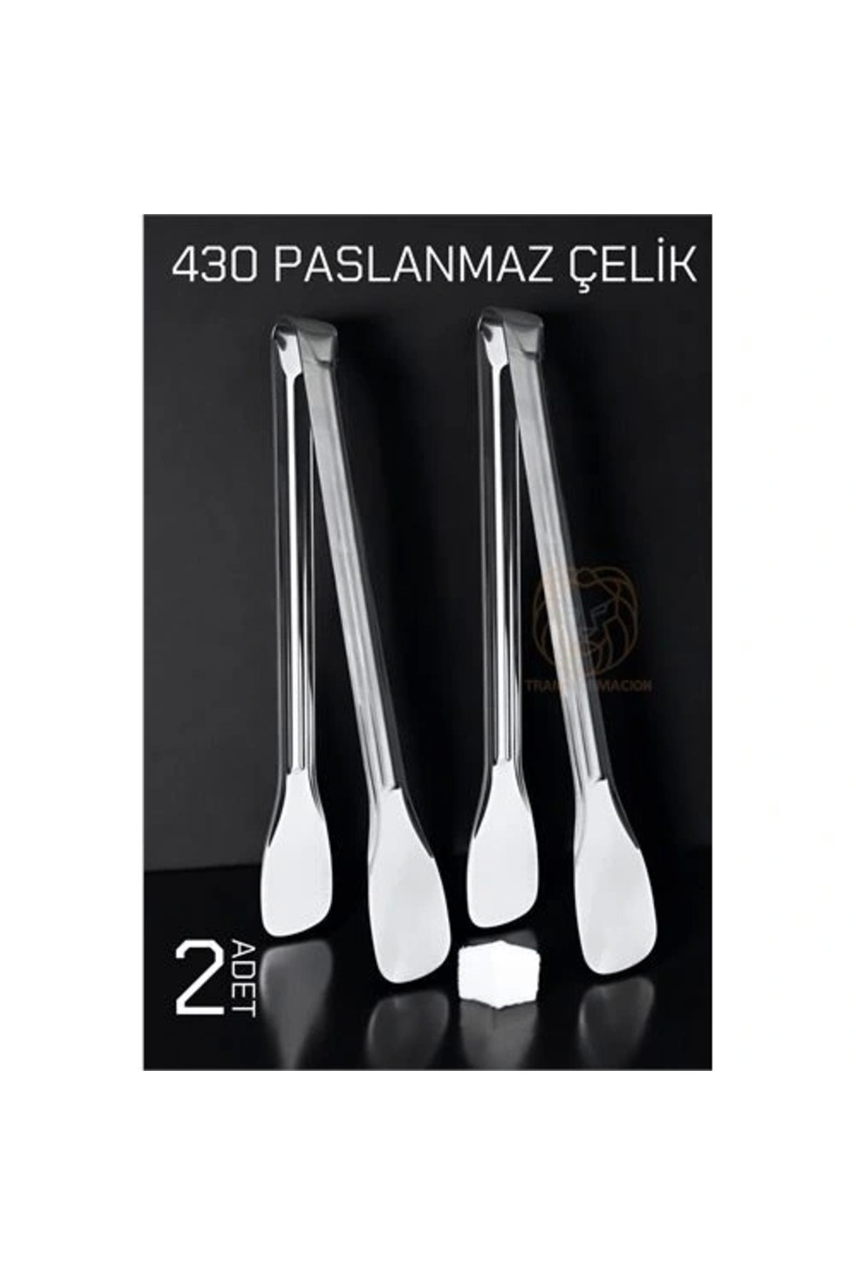 shopwave Mini Şeker Maşası Paslanmaz Zazzeri Classic 2 ADET