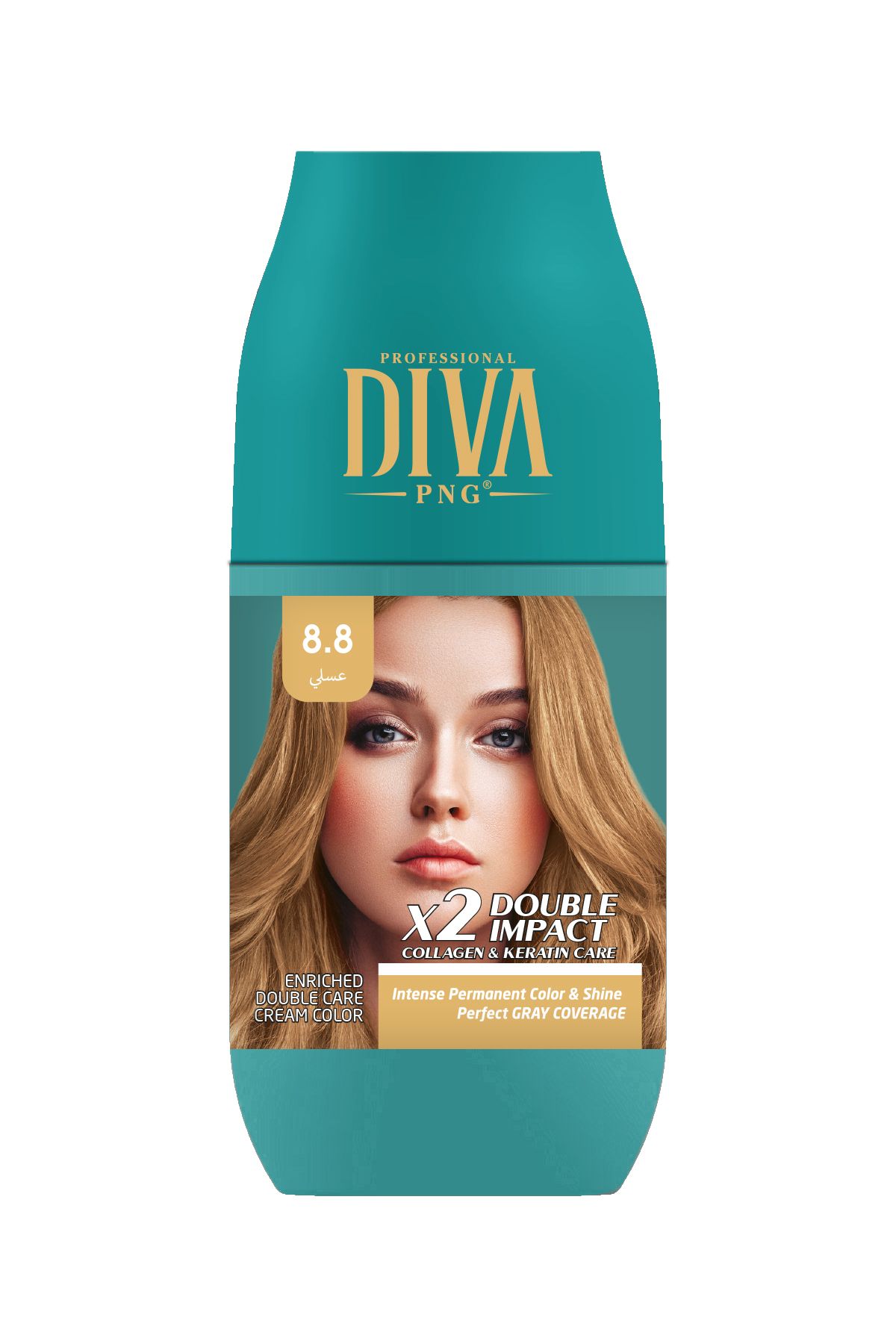 PNG DIVA PNG DİVA 9 PARÇA SET BOYA 100ML 8,8 KOYU SARI KAHVE
