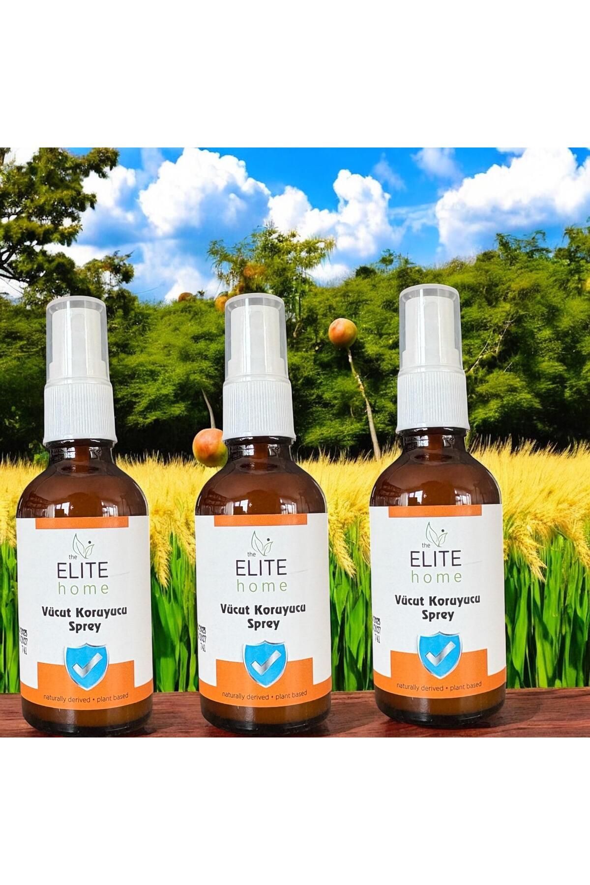 The Elite Home Vücut Koruyucu Sprey 50 Ml 3 Lü Set
