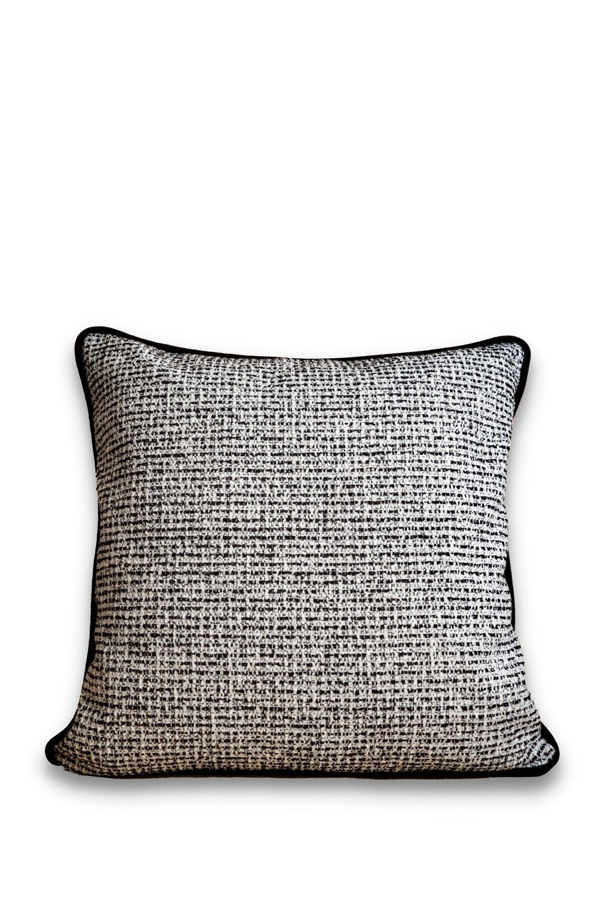 wellstore Siyah Çift Yüz Kırlent Kılıfı 45x45 cm