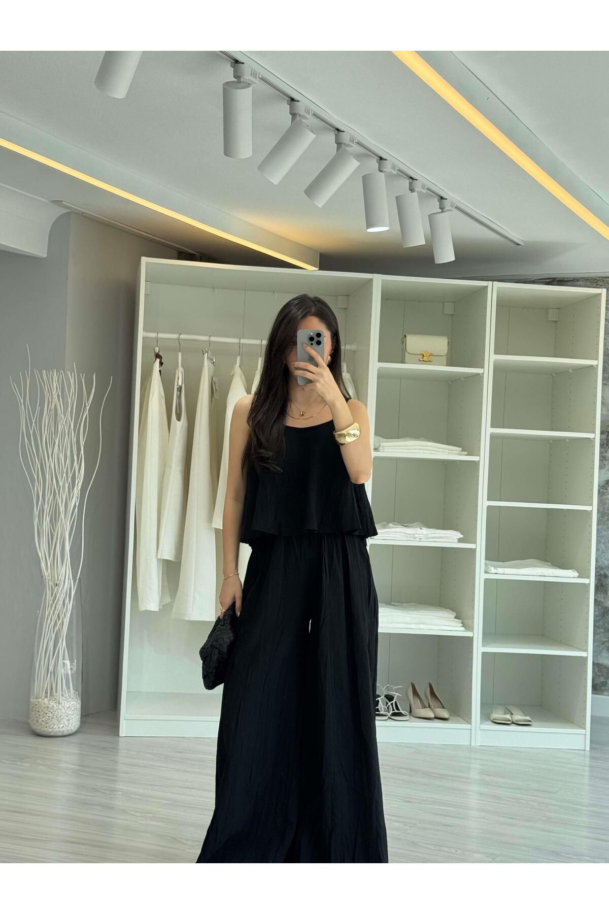 LUUNA STORE Kırışık Takım