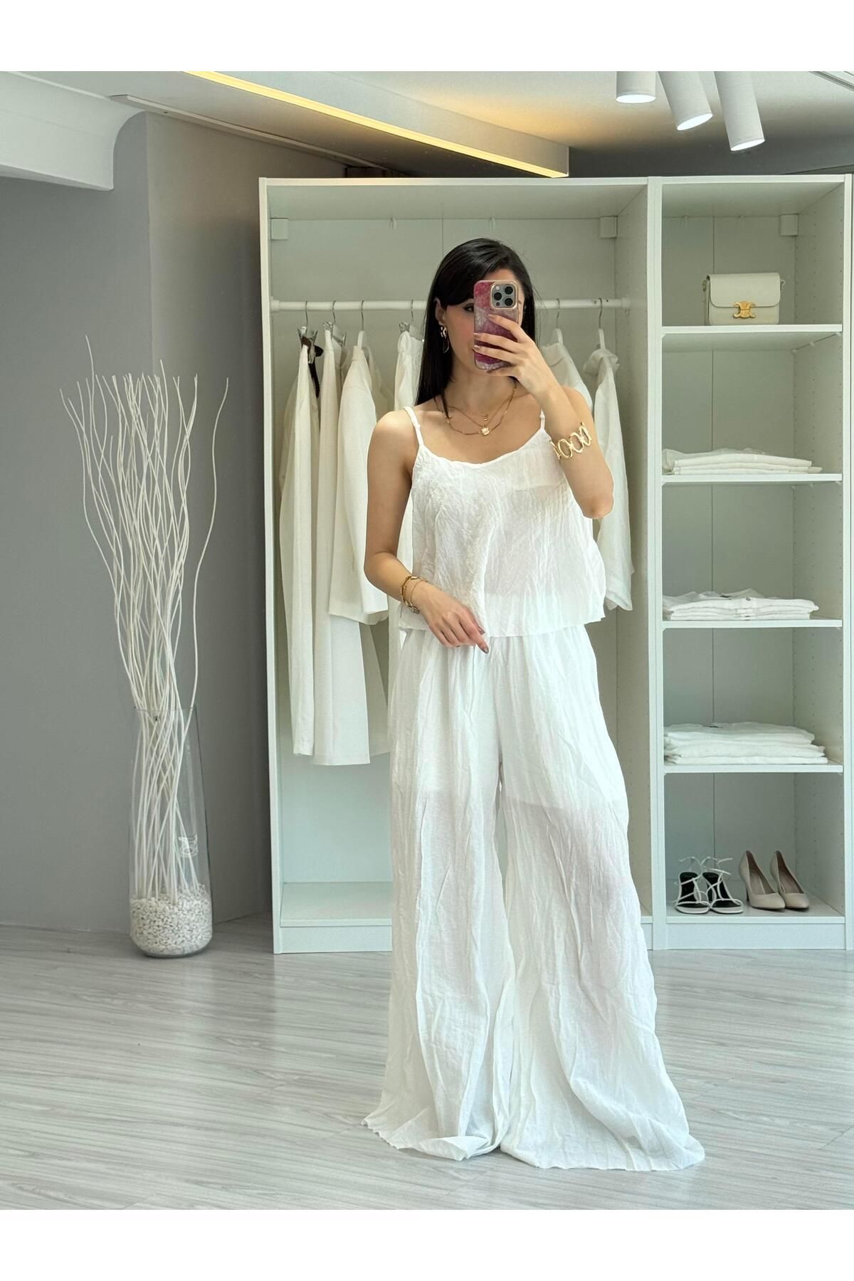 LUUNA STORE Kırışık Takım