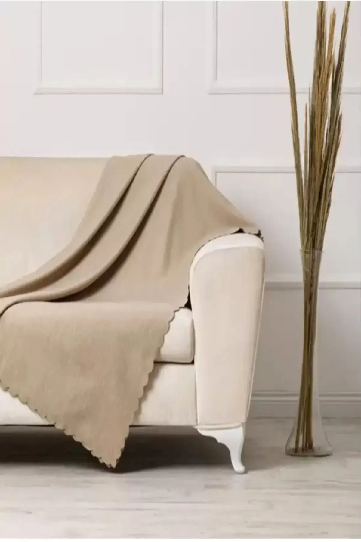 Hig Store Şönil Kumaş Düz Desen Çift Taraflı Koltuk Örtüsü / Çekyat Örtüsü 175 X 215 Ebat