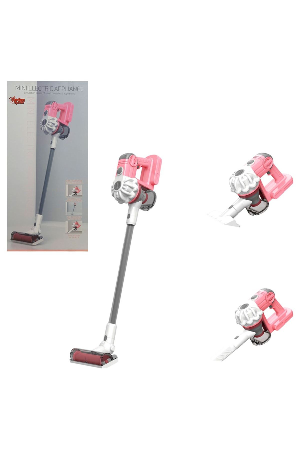 Art Tone VARDEM EV ALETİ LS8803C MİNİ DİKEY ELEKTRİK SÜPÜRGESİ EKRANLI 3İN1 PEMBE 3+