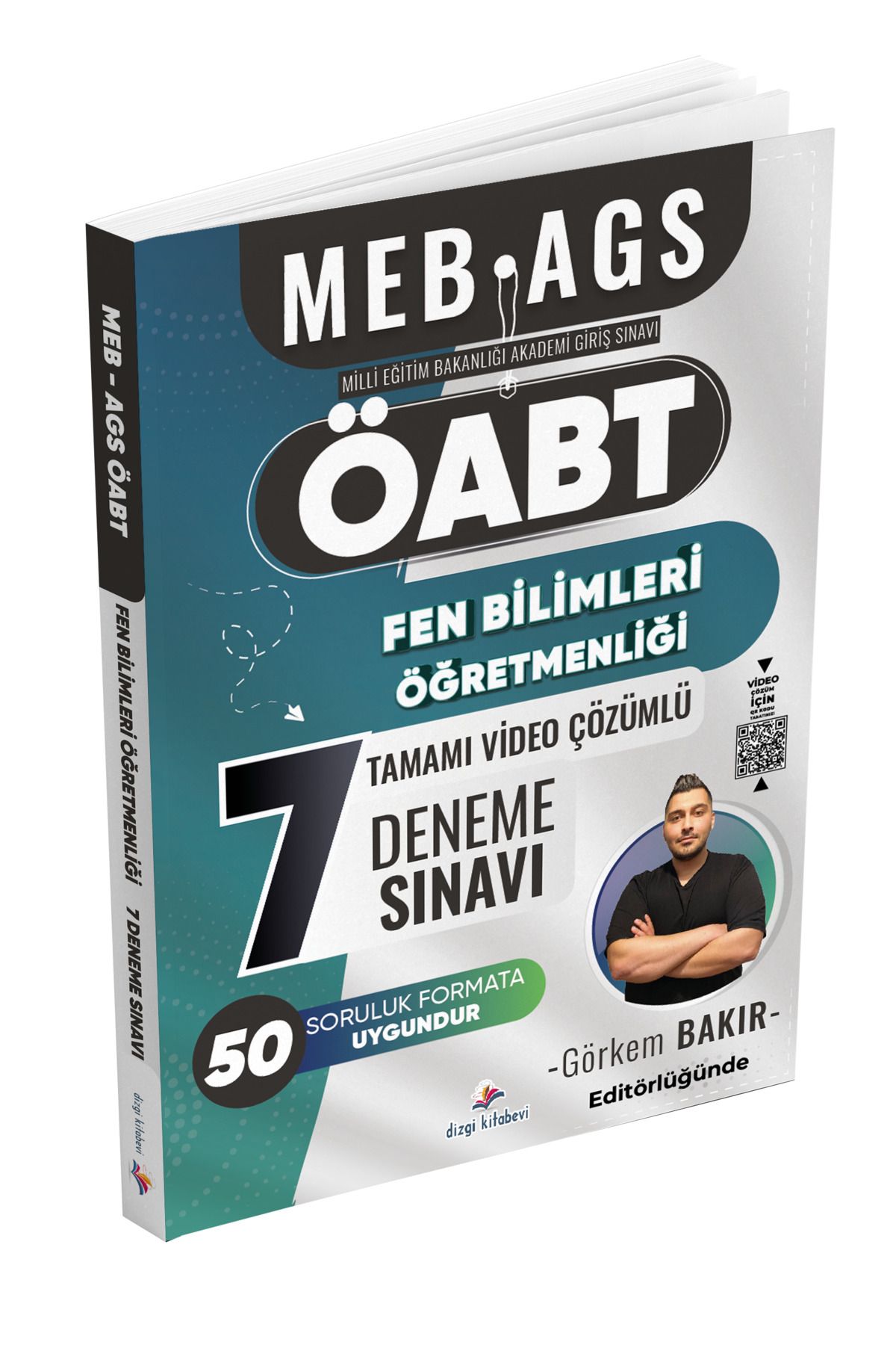 Dizgi Kitap 2025 Meb Ags ÖABT Fen Bilimleri Tamamı Video Çözümlü Fasiküller Halinde 7 Deneme Sınavı