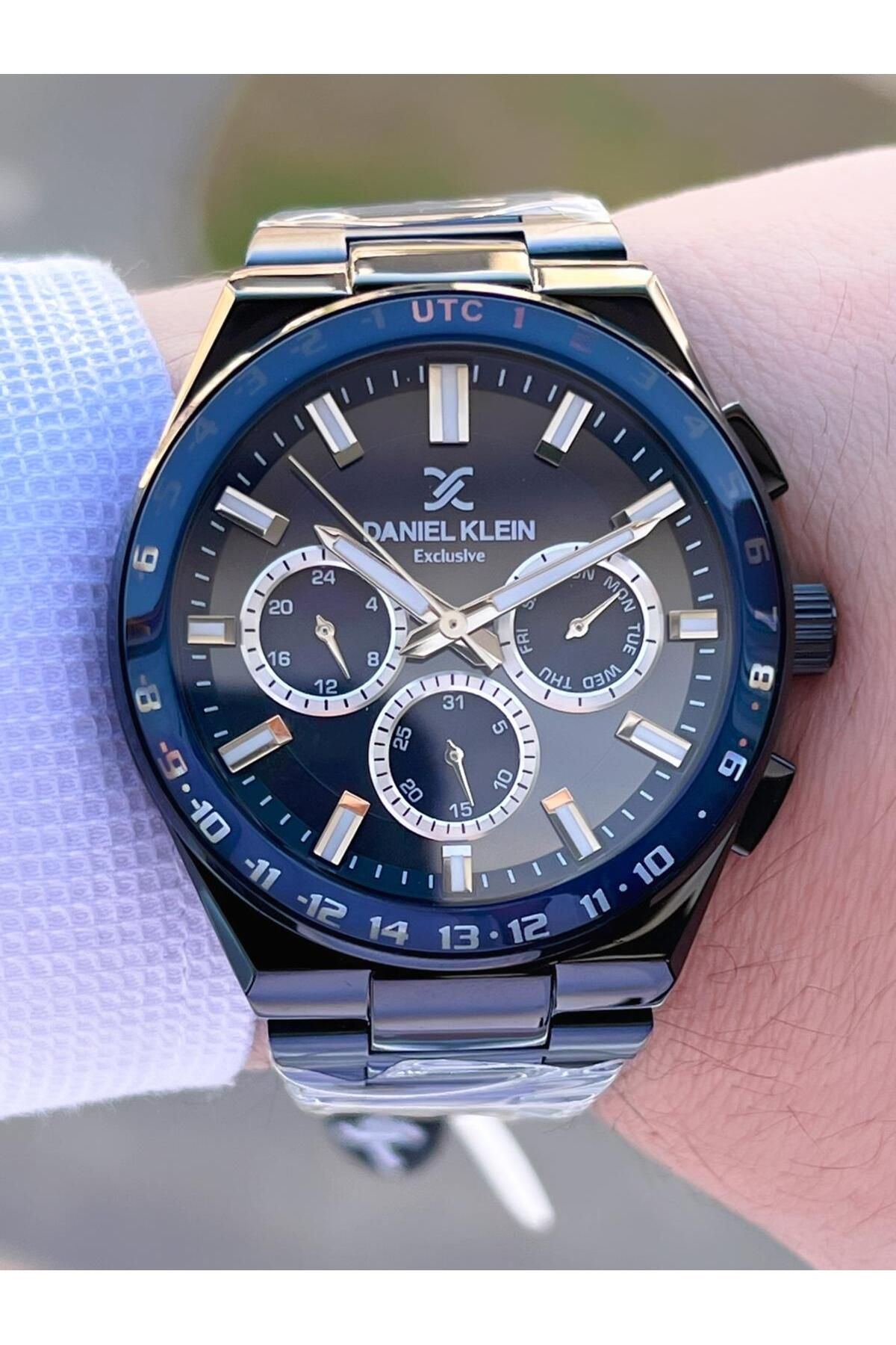 Daniel Klein-Men's Watch Fg.13522.11 with Inner Functions Active 30 Mt Water Resistant 2 Year Warranty 3