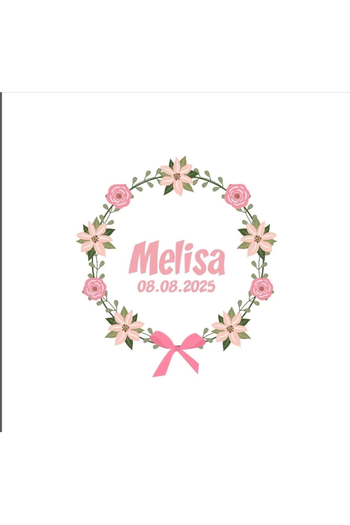 Reysa Tasarım Damla Motifli Kare Mühür Kına Nişan Düğün 3x3 cm özel etiket / 50 adet sticker