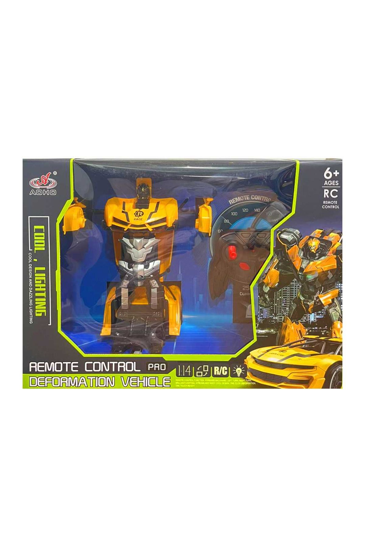 Art Tone PASİFİK KUMANDALI TRANSFORMERS ARABA 911-653A MORPH R/C IŞIKLI 1:14 6+