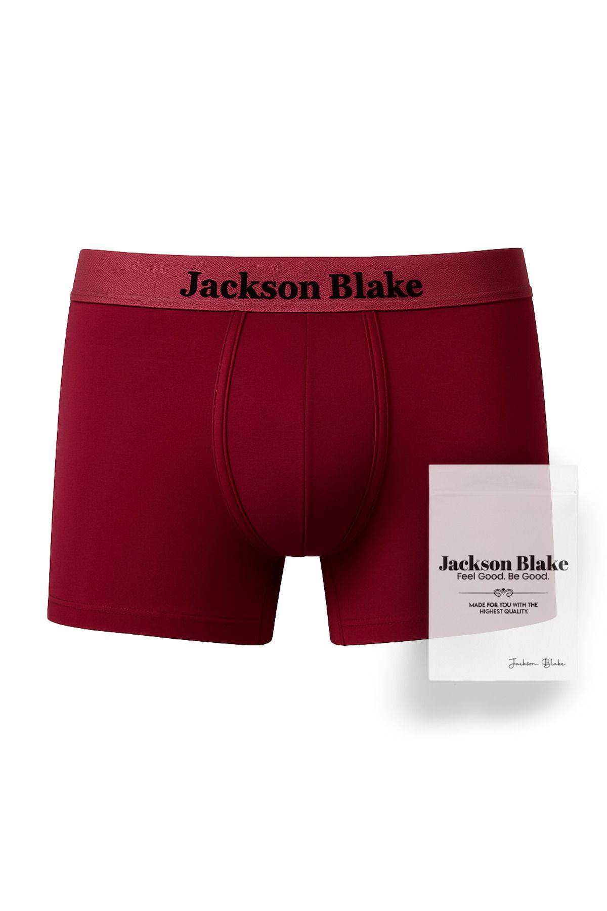 Jackson Blake Erkek Premium Boxer - Bordo